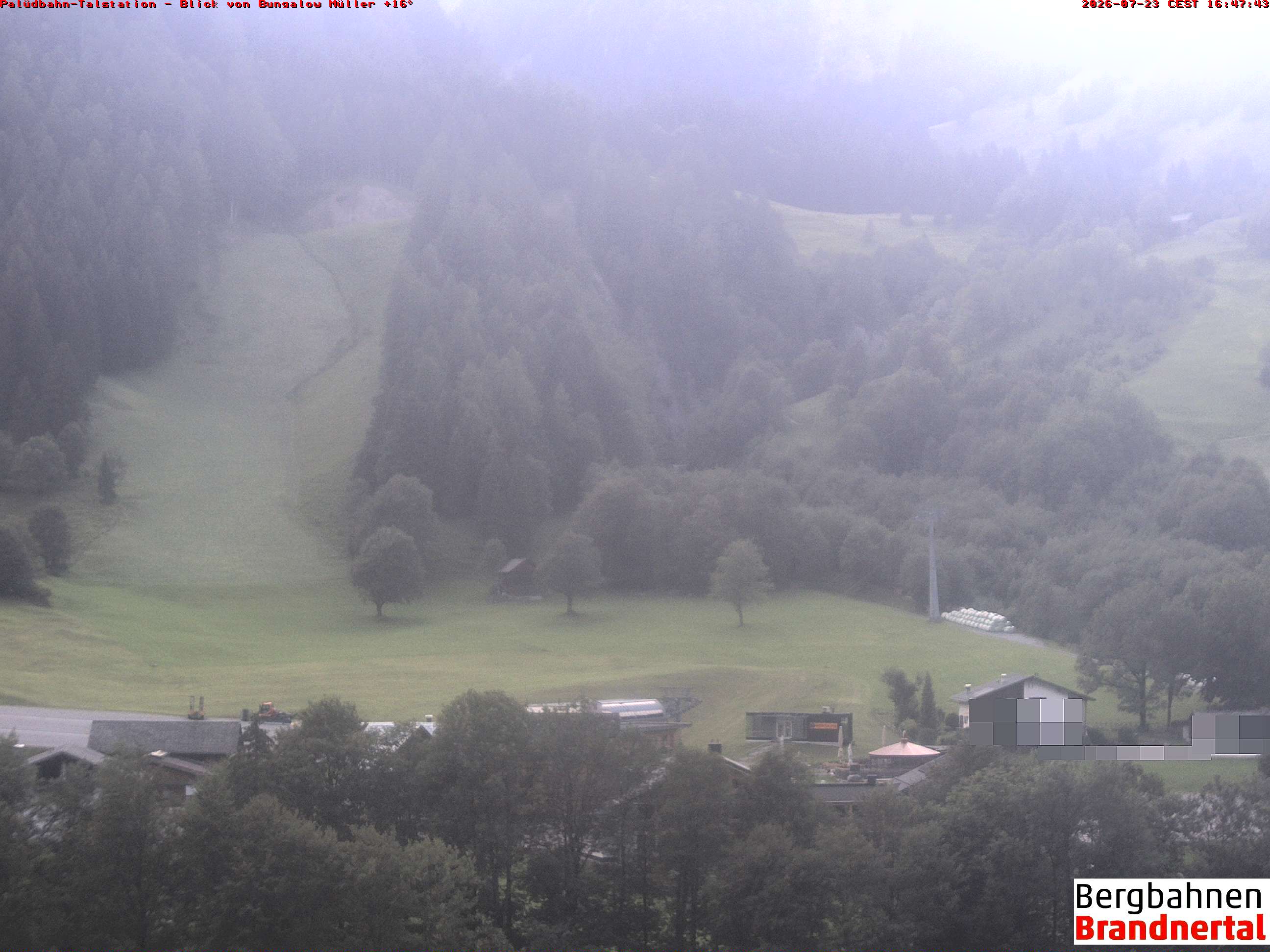 Blick auf Palüdbahn von Bungalow Müller