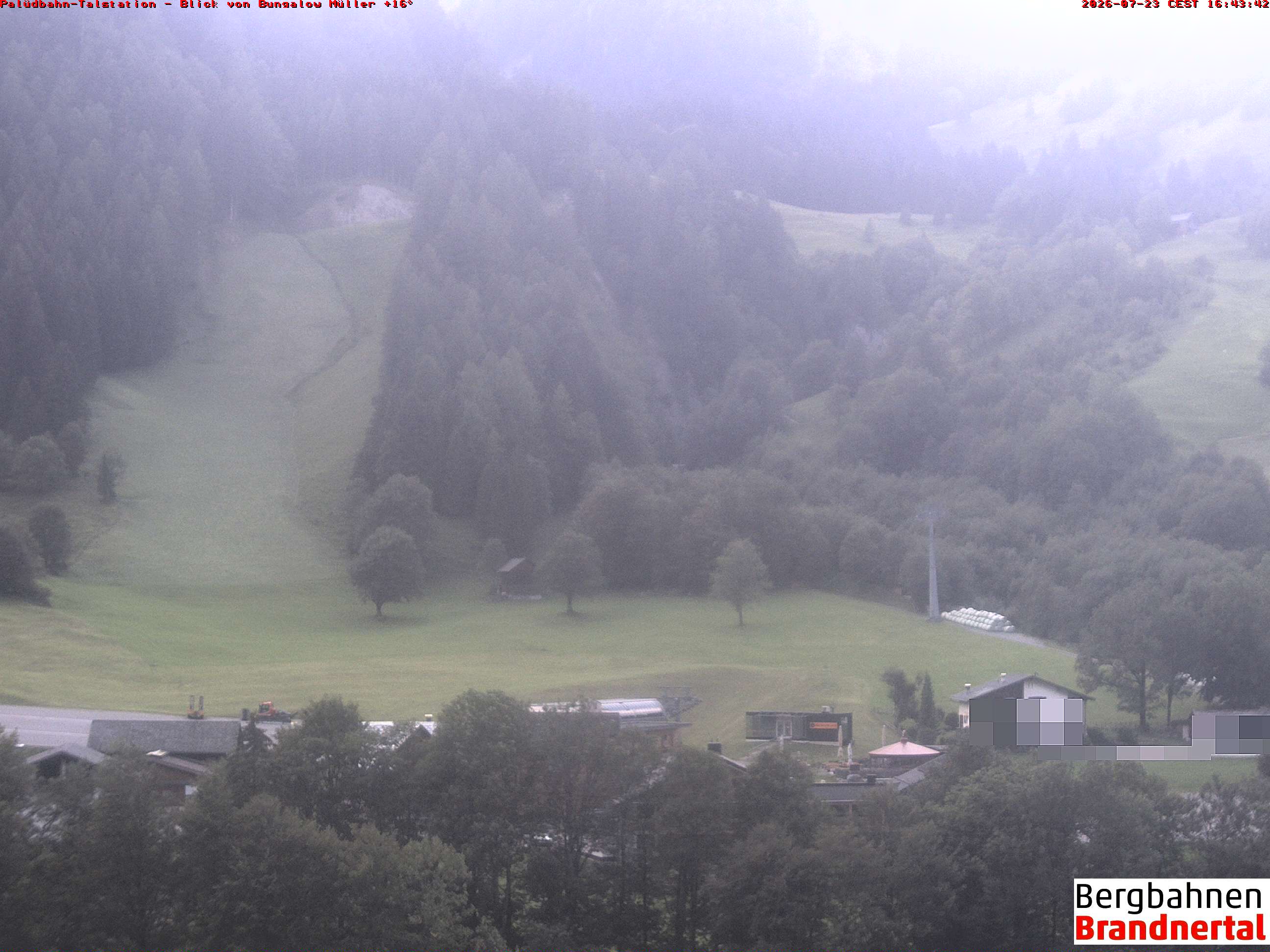 Blick auf Palüdbahn von Bungalow Müller