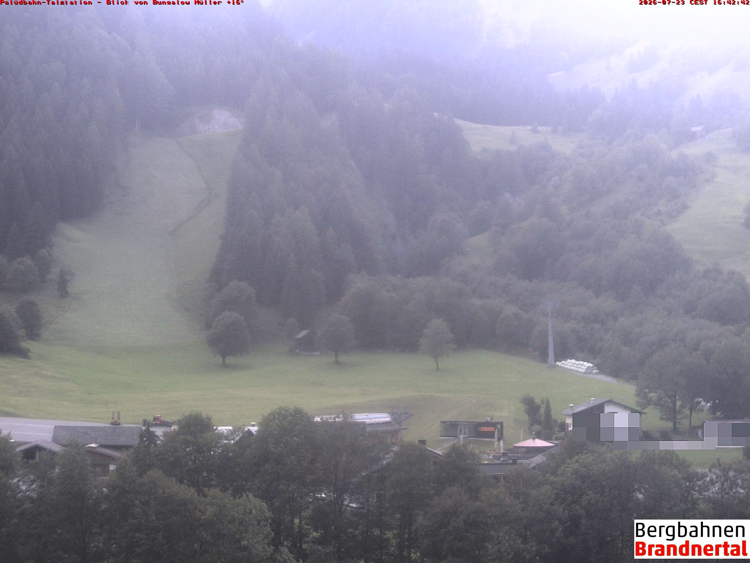 Blick auf Palüdbahn von Bungalow Müller
