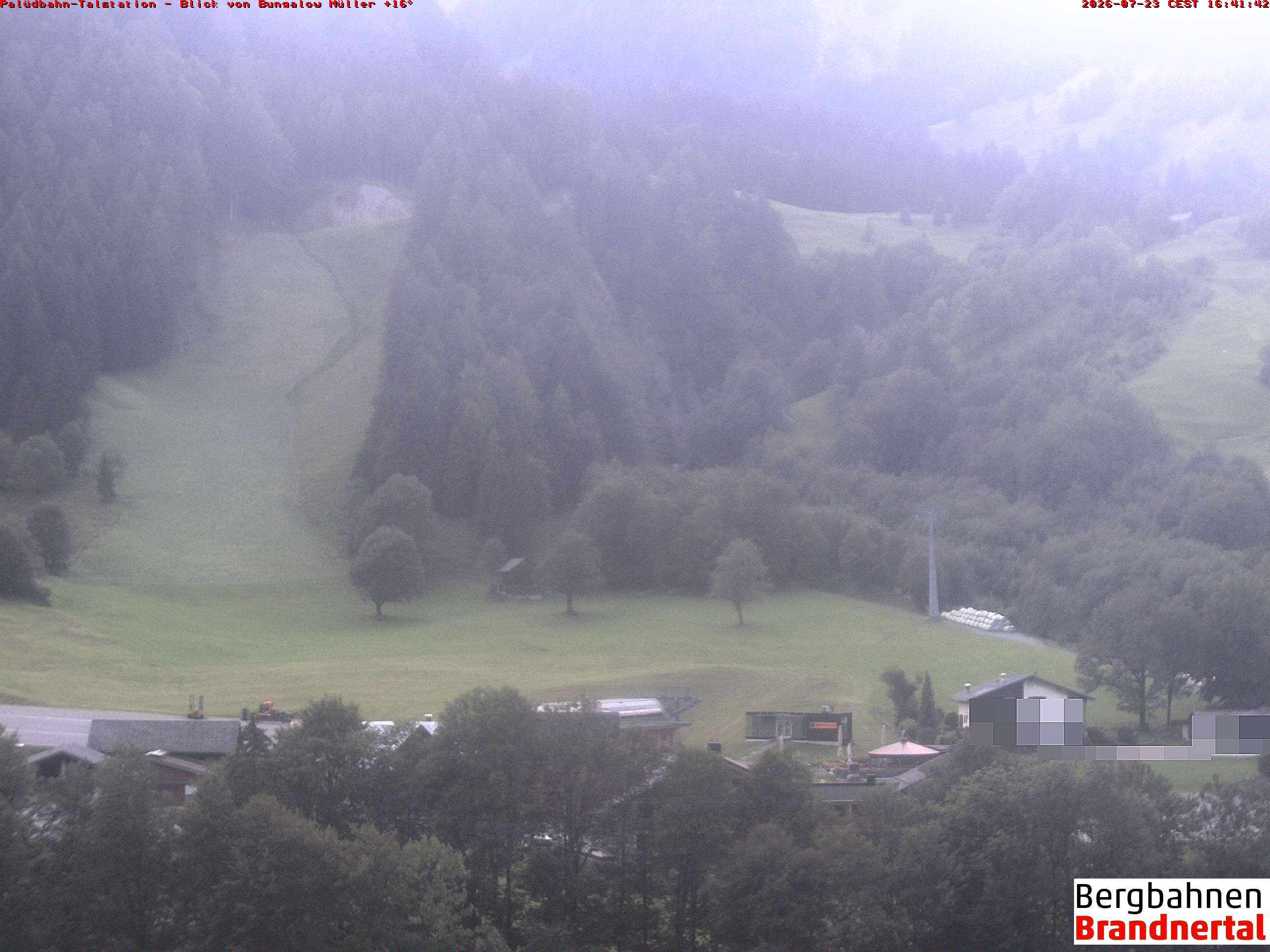 Blick auf Palüdbahn von Bungalow Müller