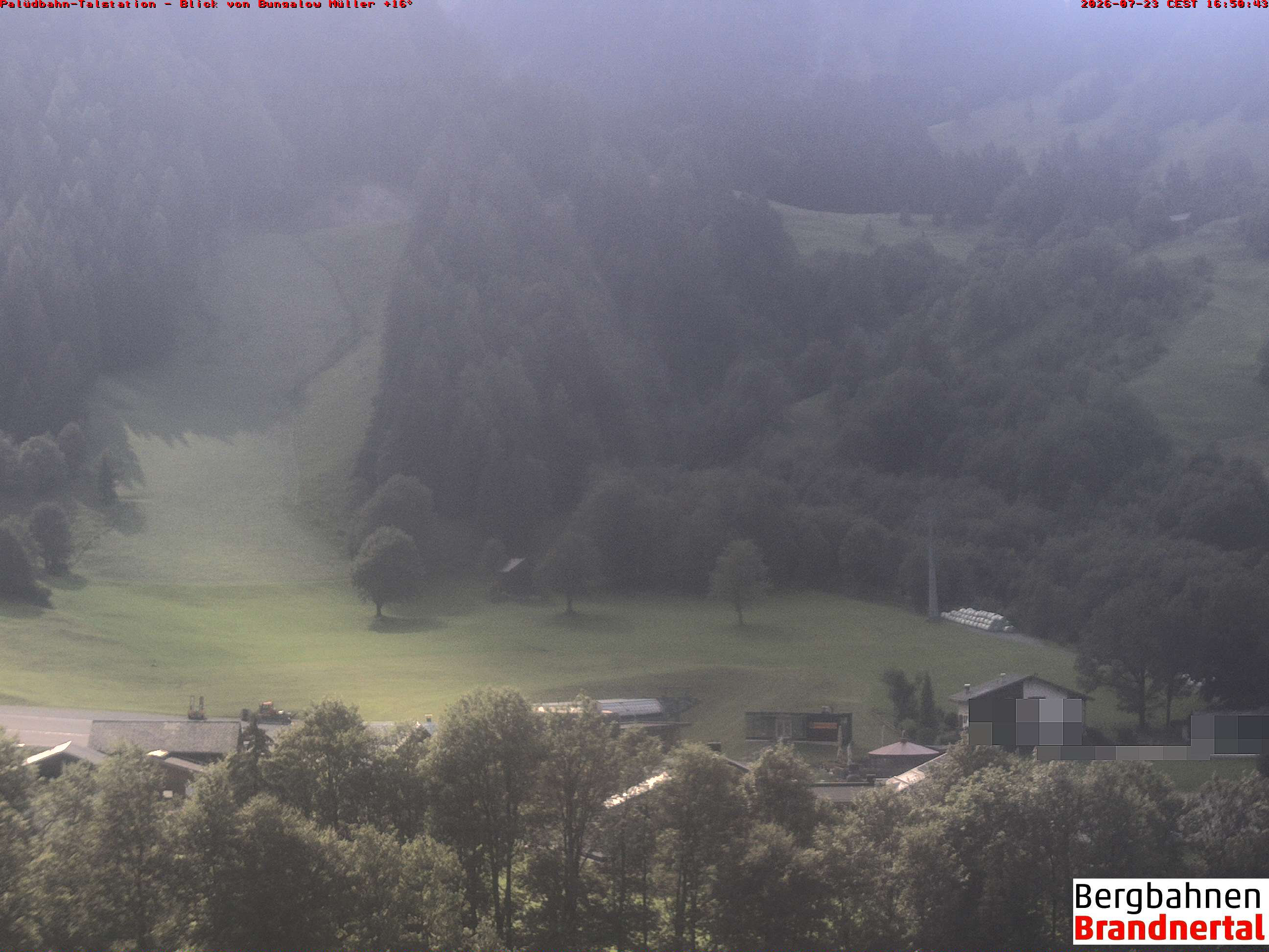 Blick auf Palüdbahn von Bungalow Müller