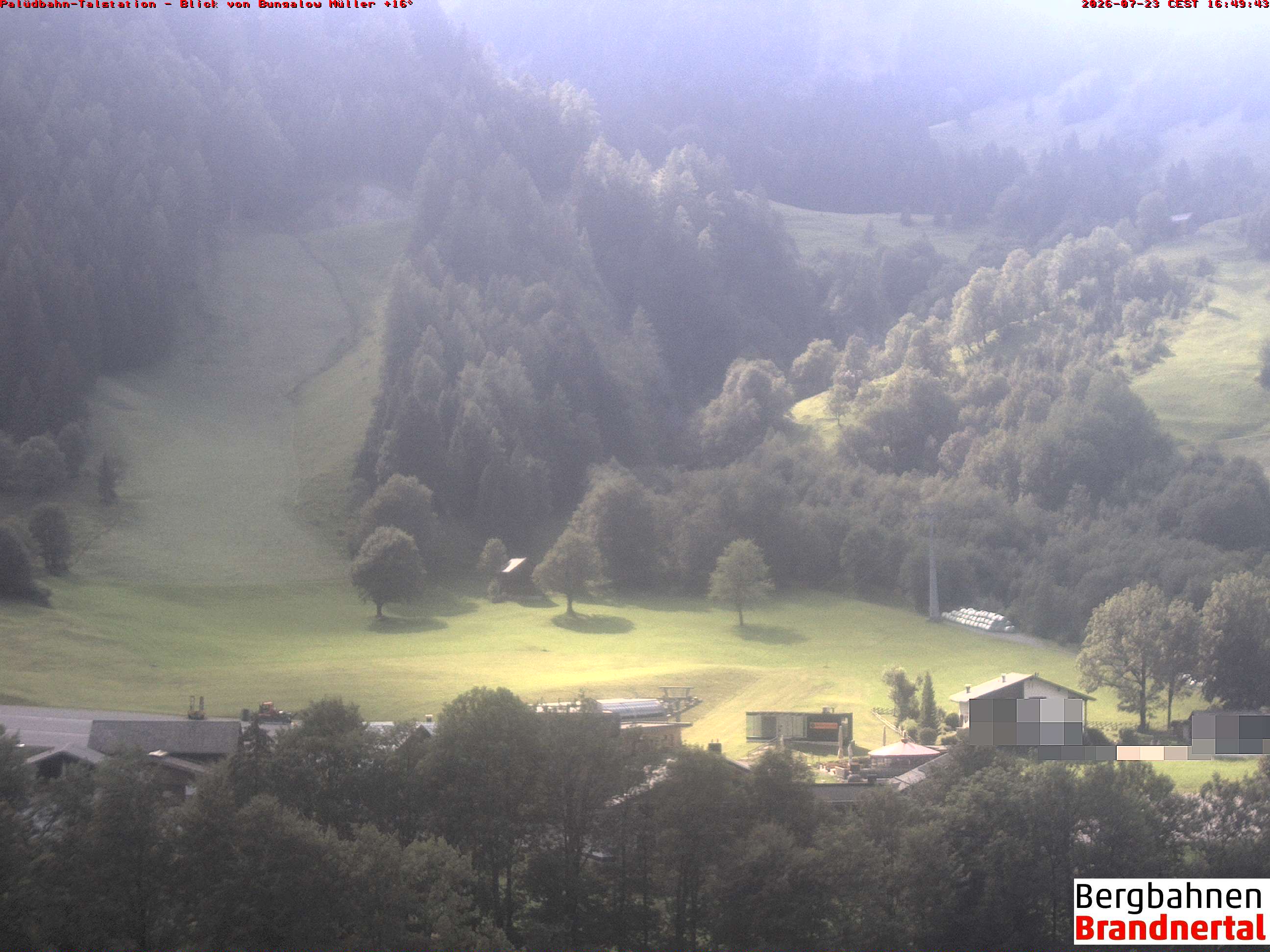 Blick auf Palüdbahn von Bungalow Müller