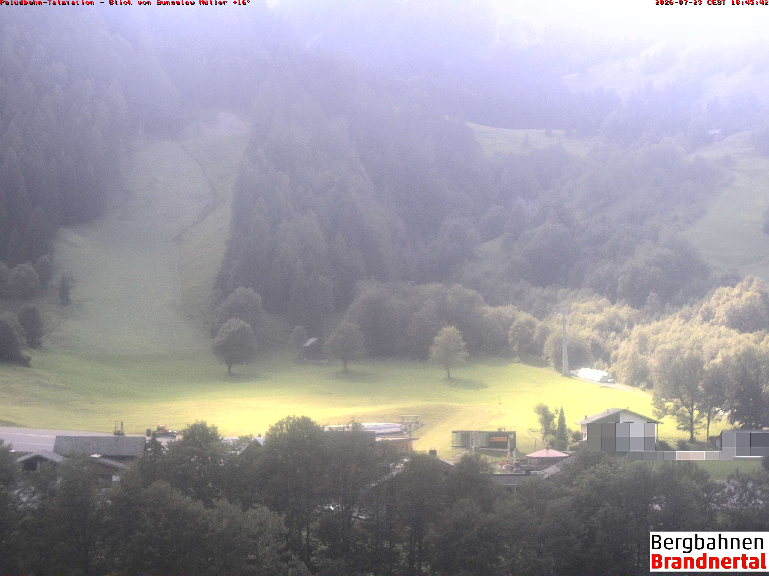 Blick auf Palüdbahn von Bungalow Müller