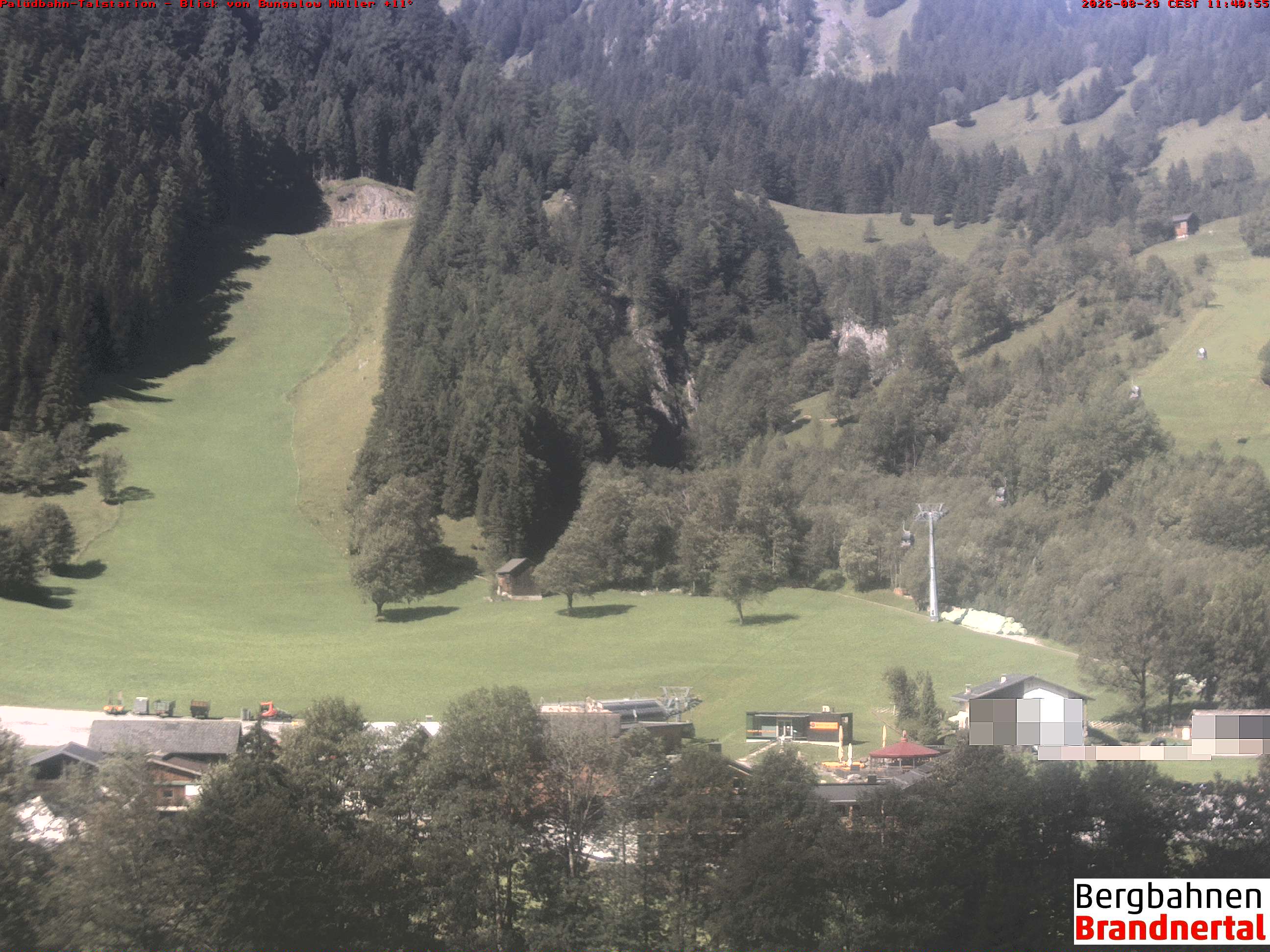 Blick auf Palüdbahn von Bungalow Müller