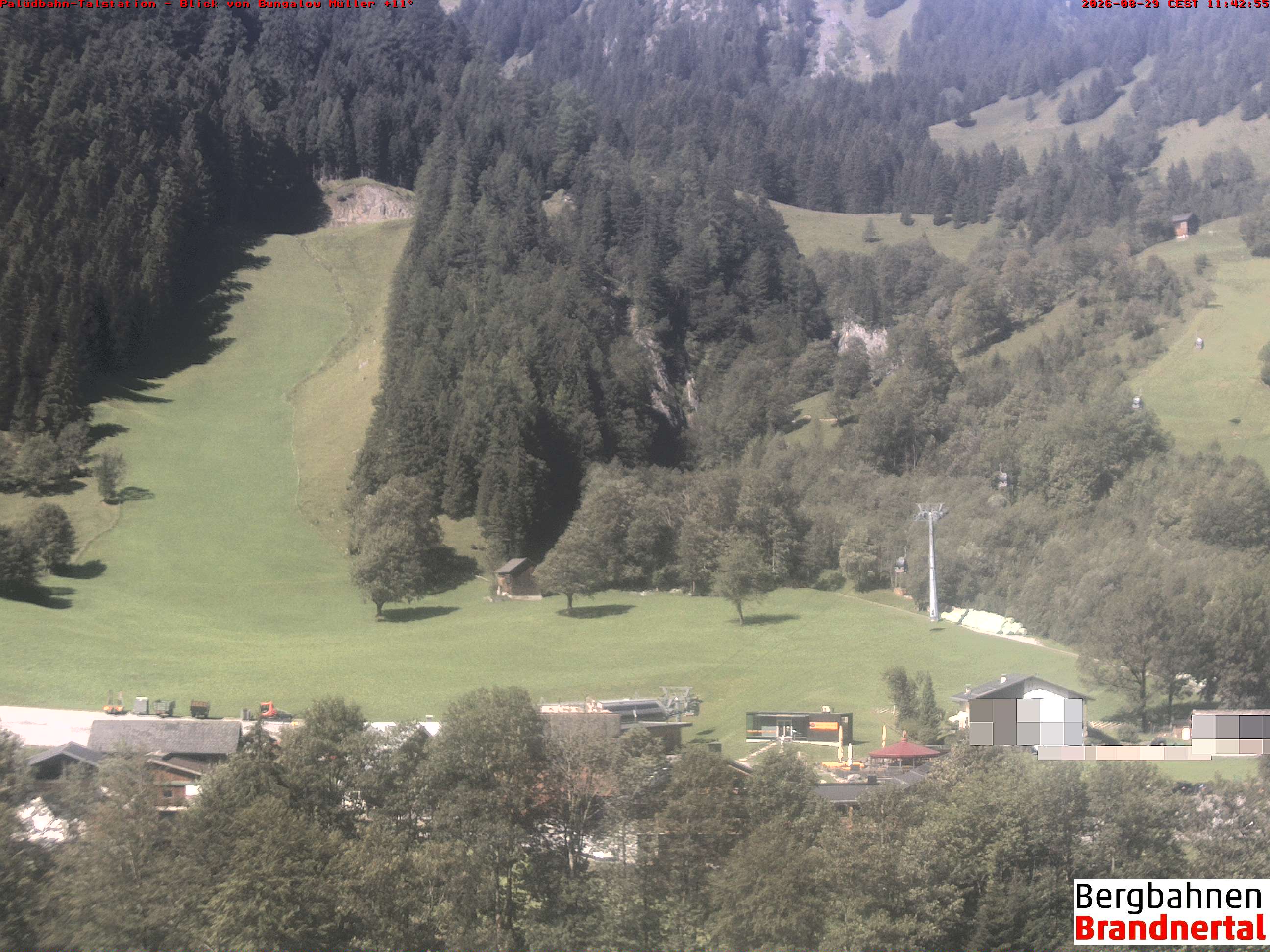 Blick auf Palüdbahn von Bungalow Müller