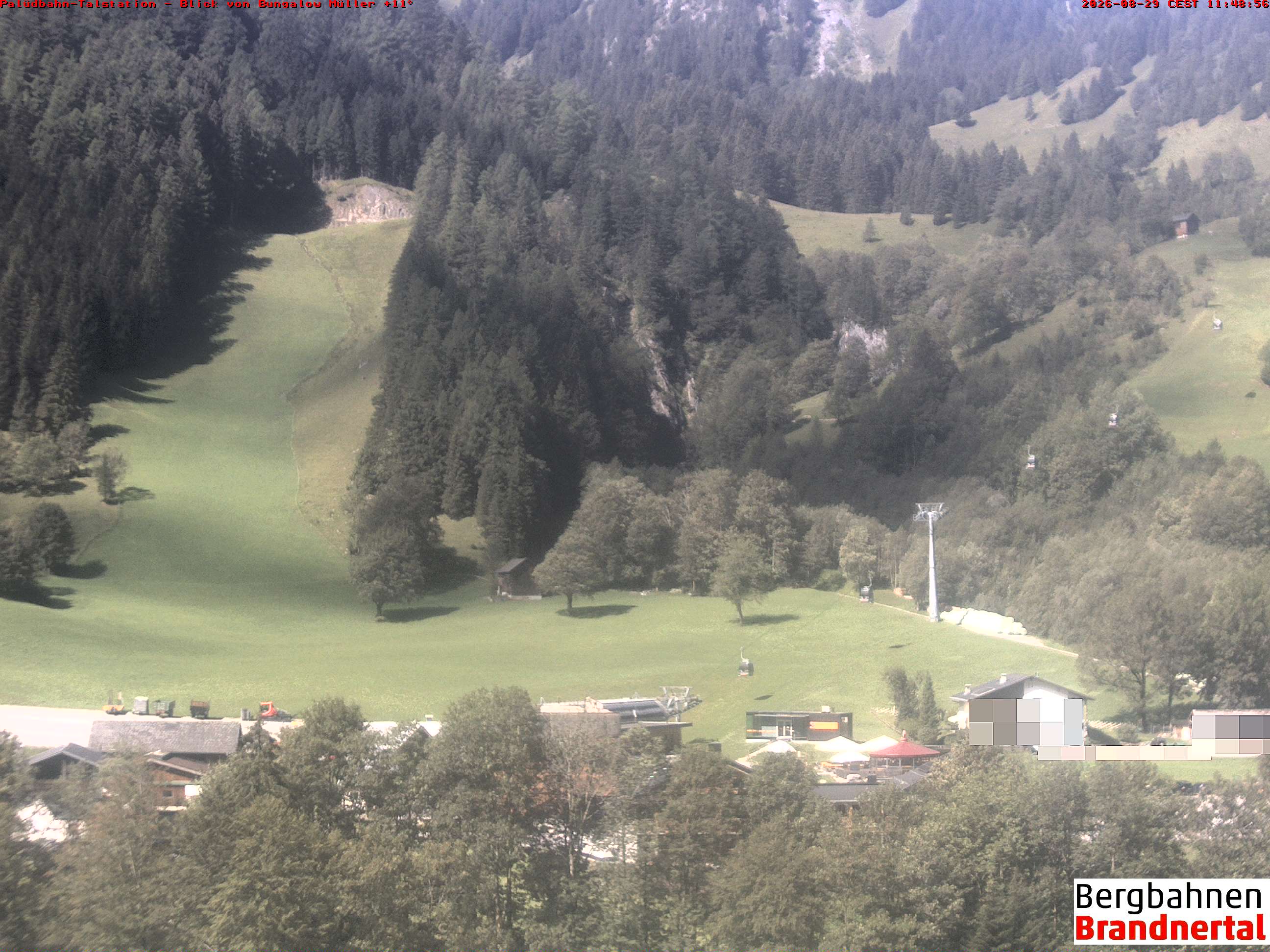 Blick auf Palüdbahn von Bungalow Müller