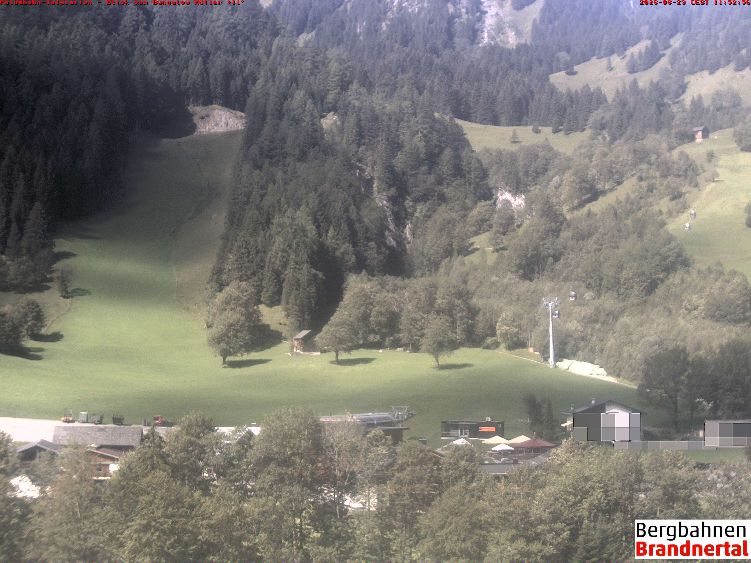 Blick auf Palüdbahn von Bungalow Müller