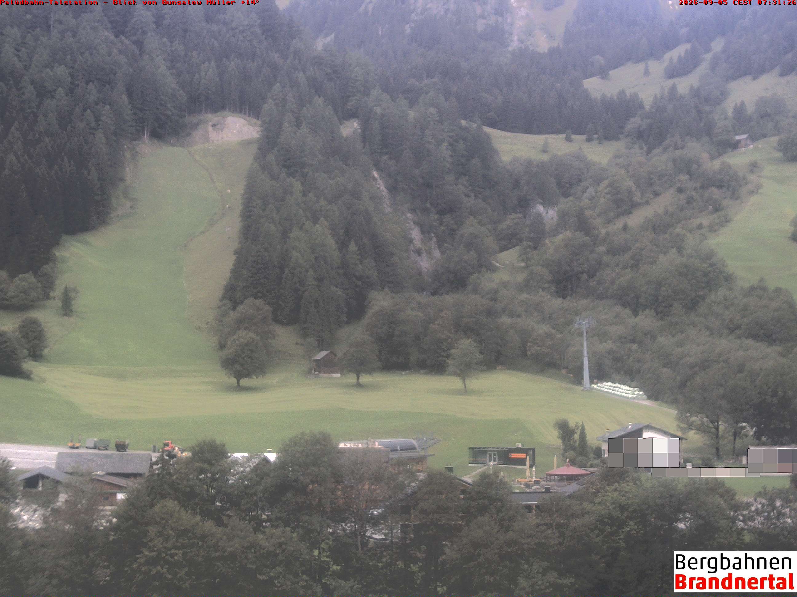 Blick auf Palüdbahn von Bungalow Müller