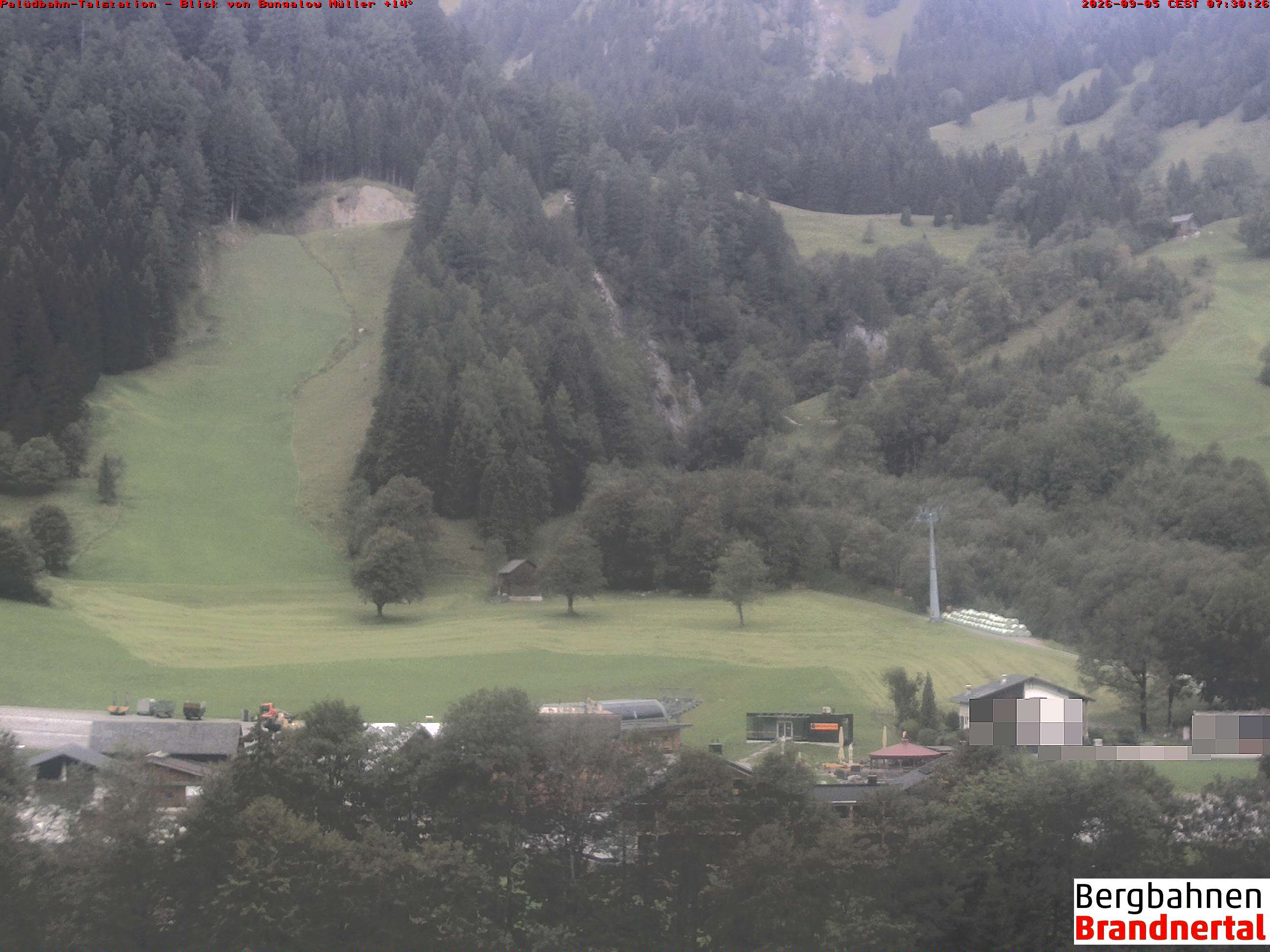 Blick auf Palüdbahn von Bungalow Müller
