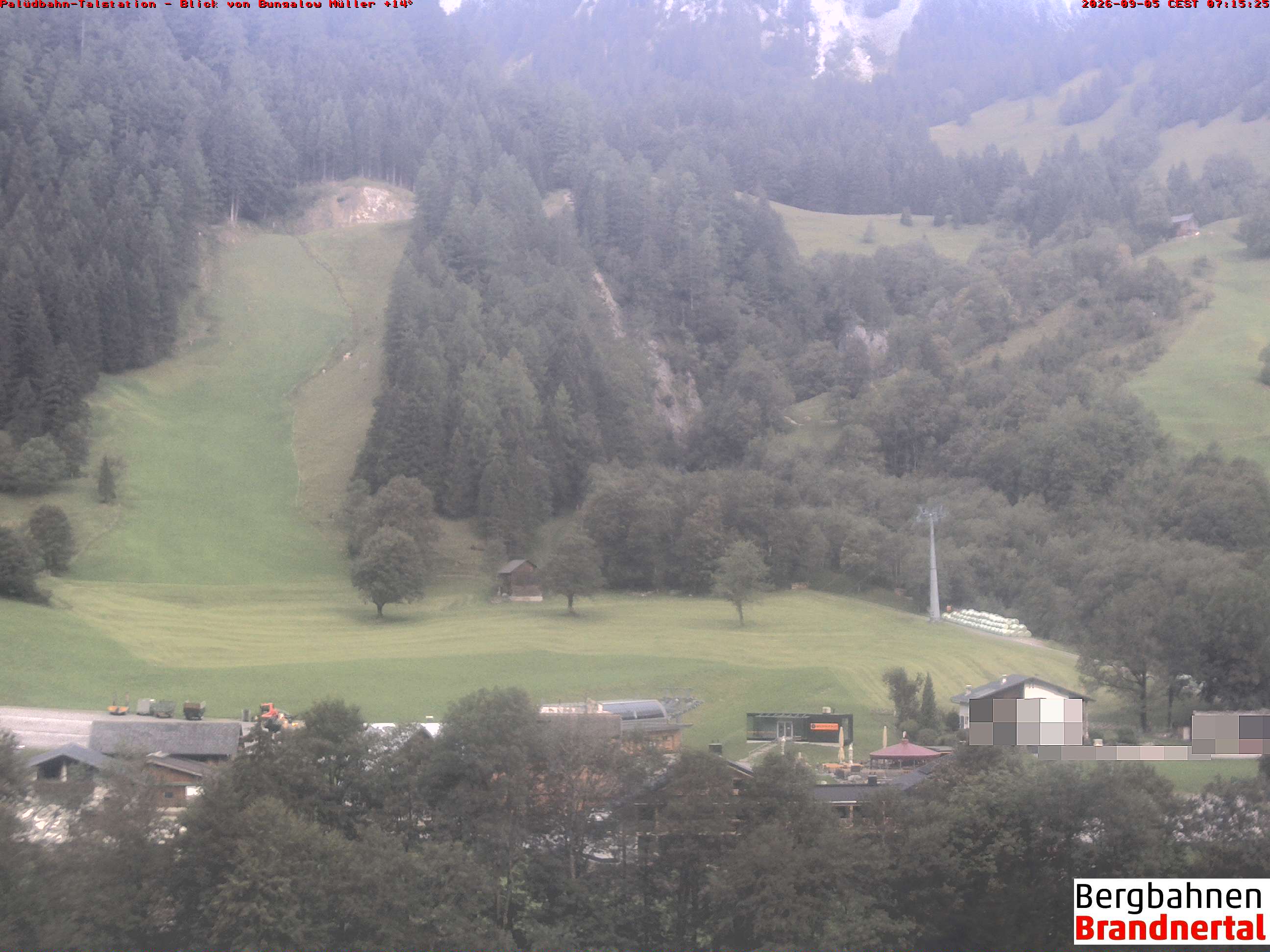 Blick auf Palüdbahn von Bungalow Müller