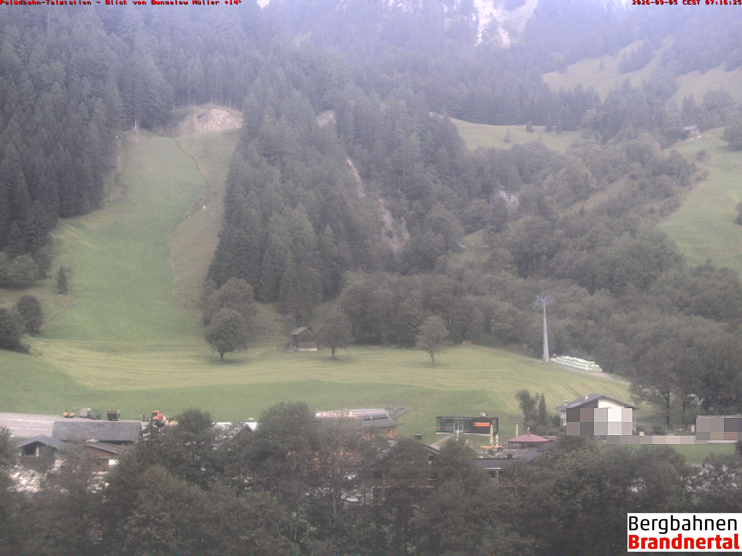 Blick auf Palüdbahn von Bungalow Müller