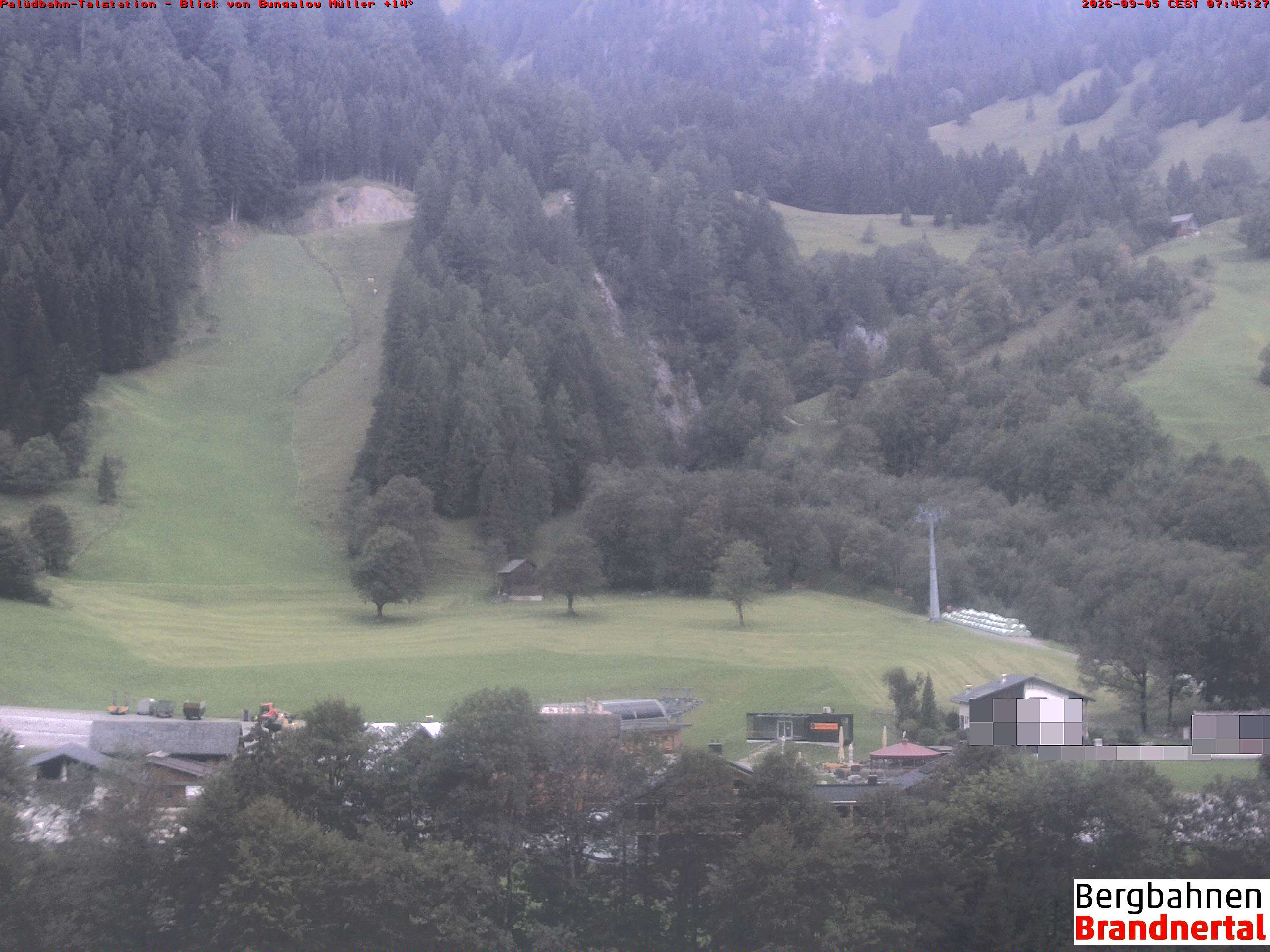 Blick auf Palüdbahn von Bungalow Müller