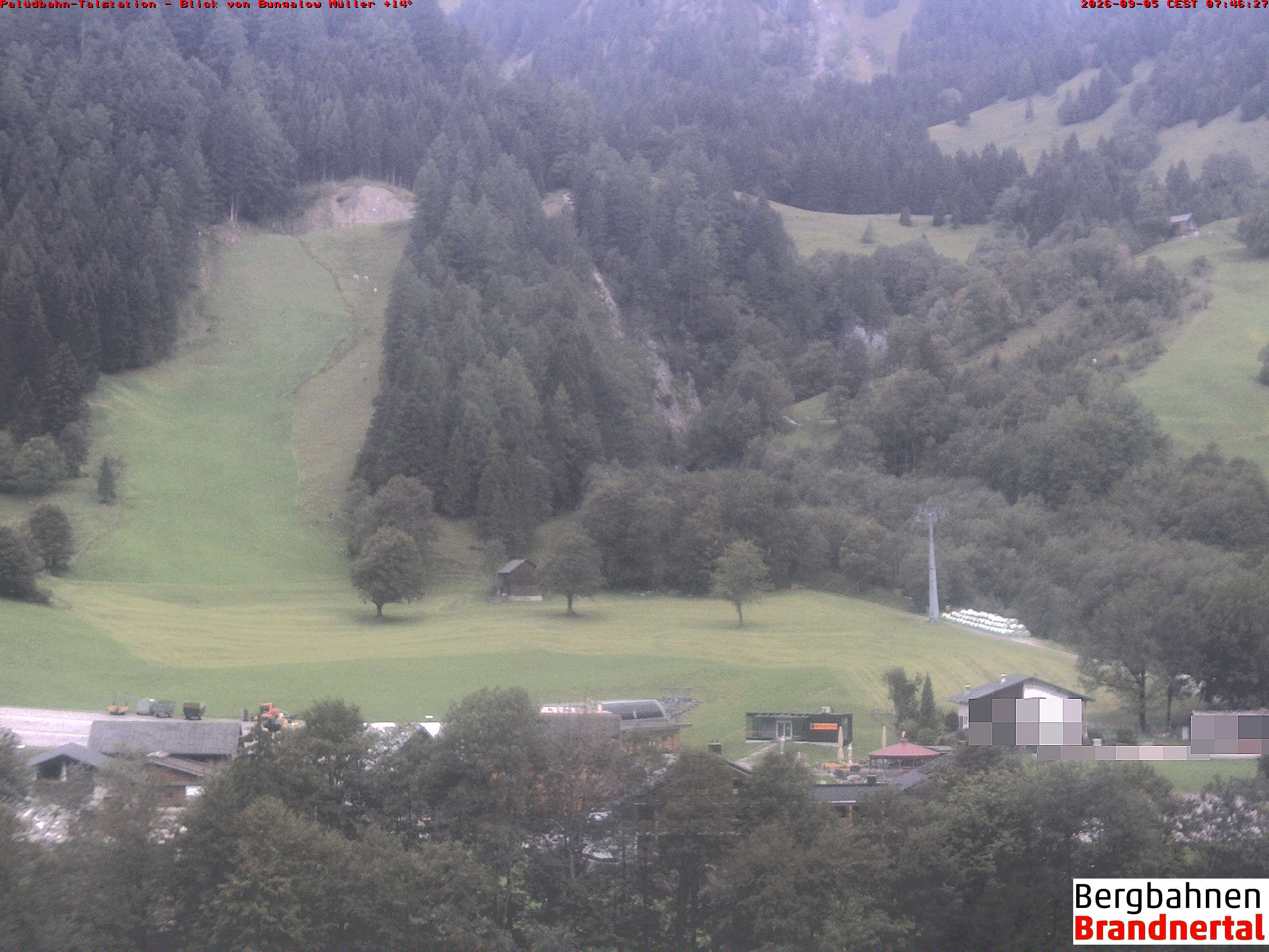 Blick auf Palüdbahn von Bungalow Müller