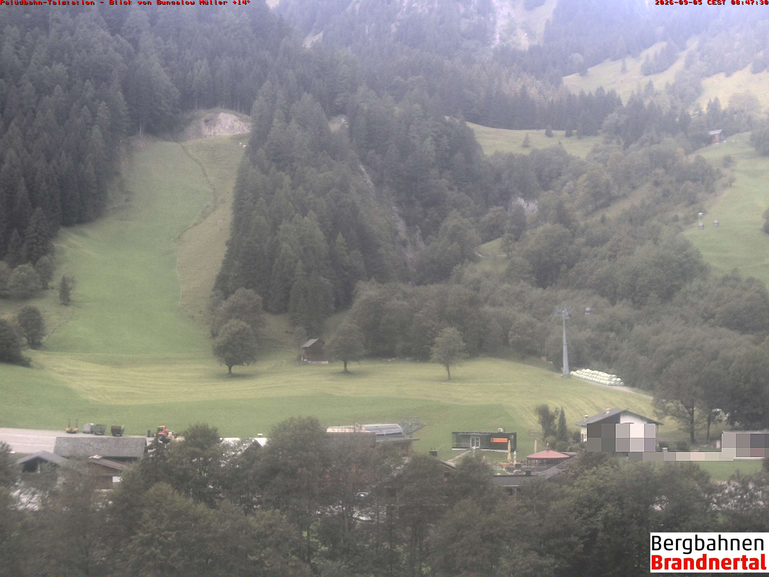 Blick auf Palüdbahn von Bungalow Müller