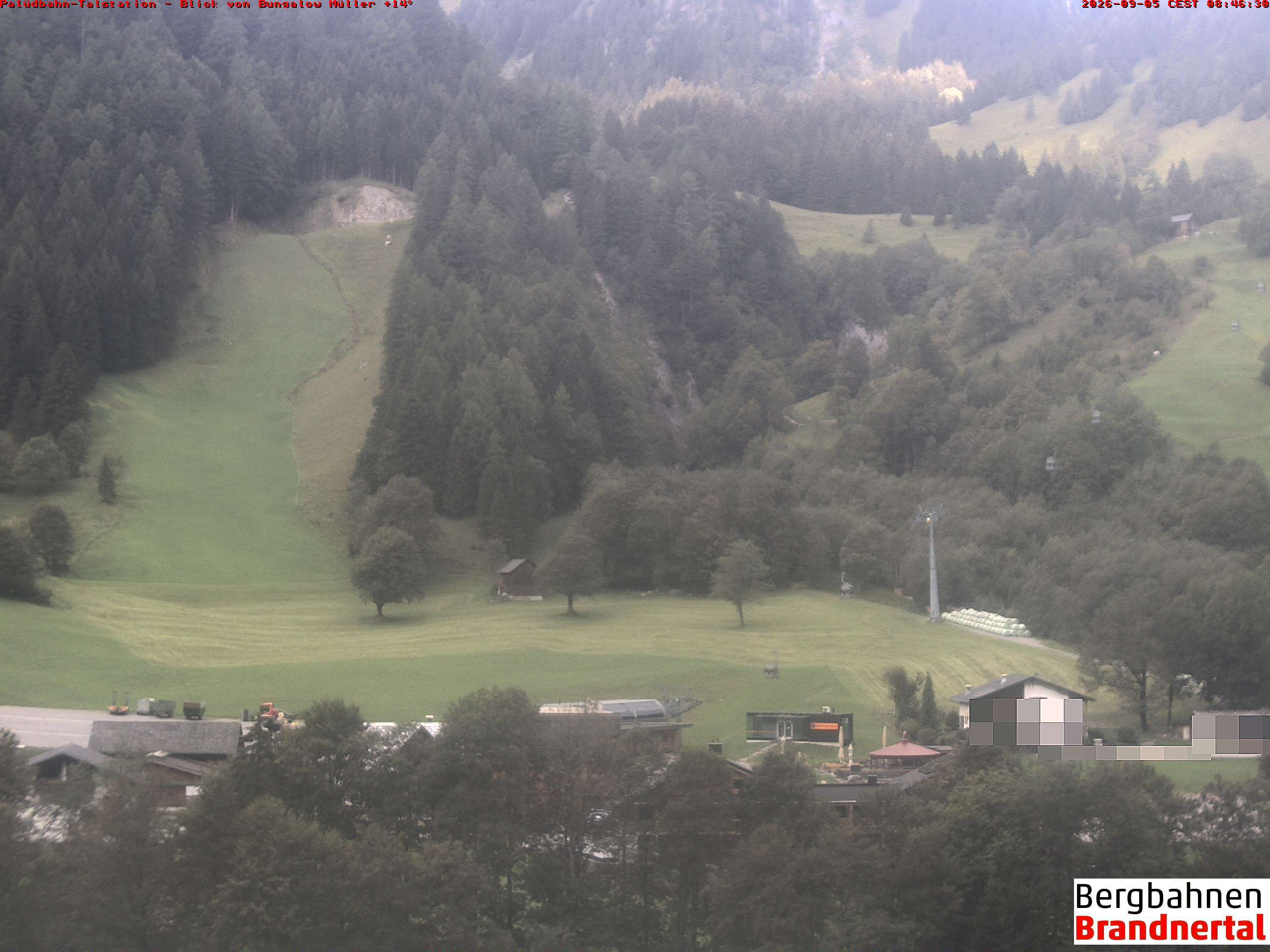 Blick auf Palüdbahn von Bungalow Müller