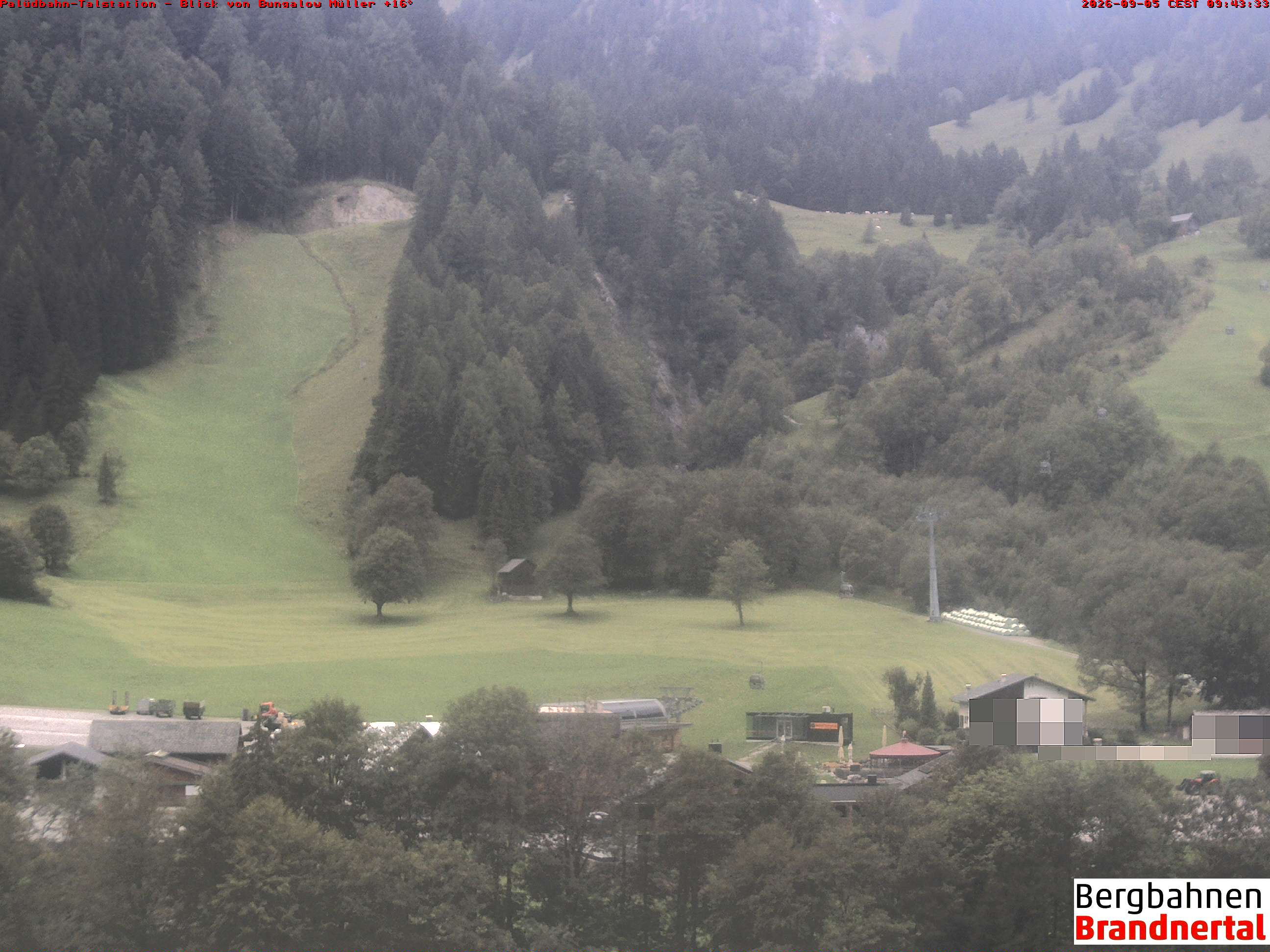 Blick auf Palüdbahn von Bungalow Müller