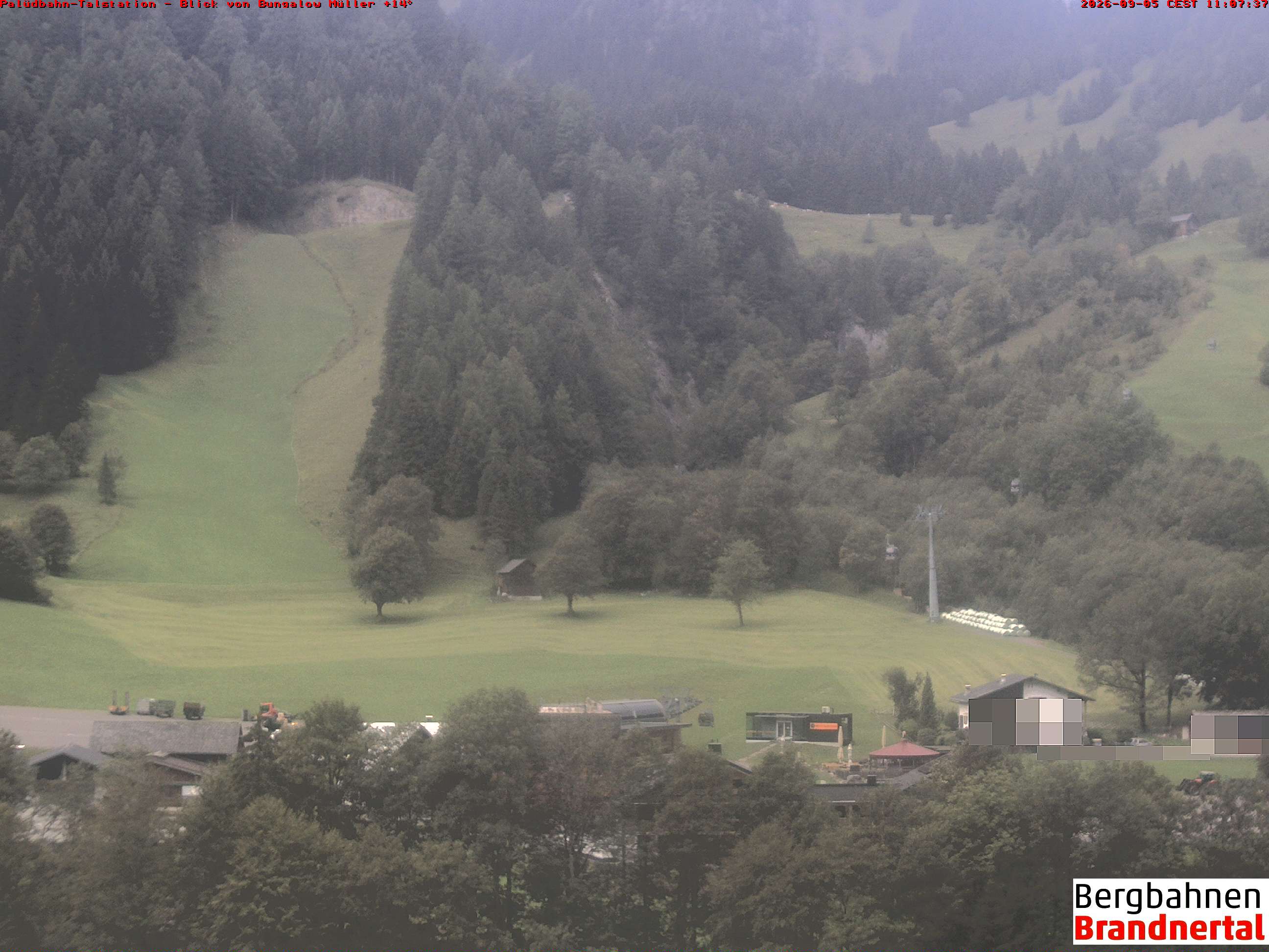 Blick auf Palüdbahn von Bungalow Müller