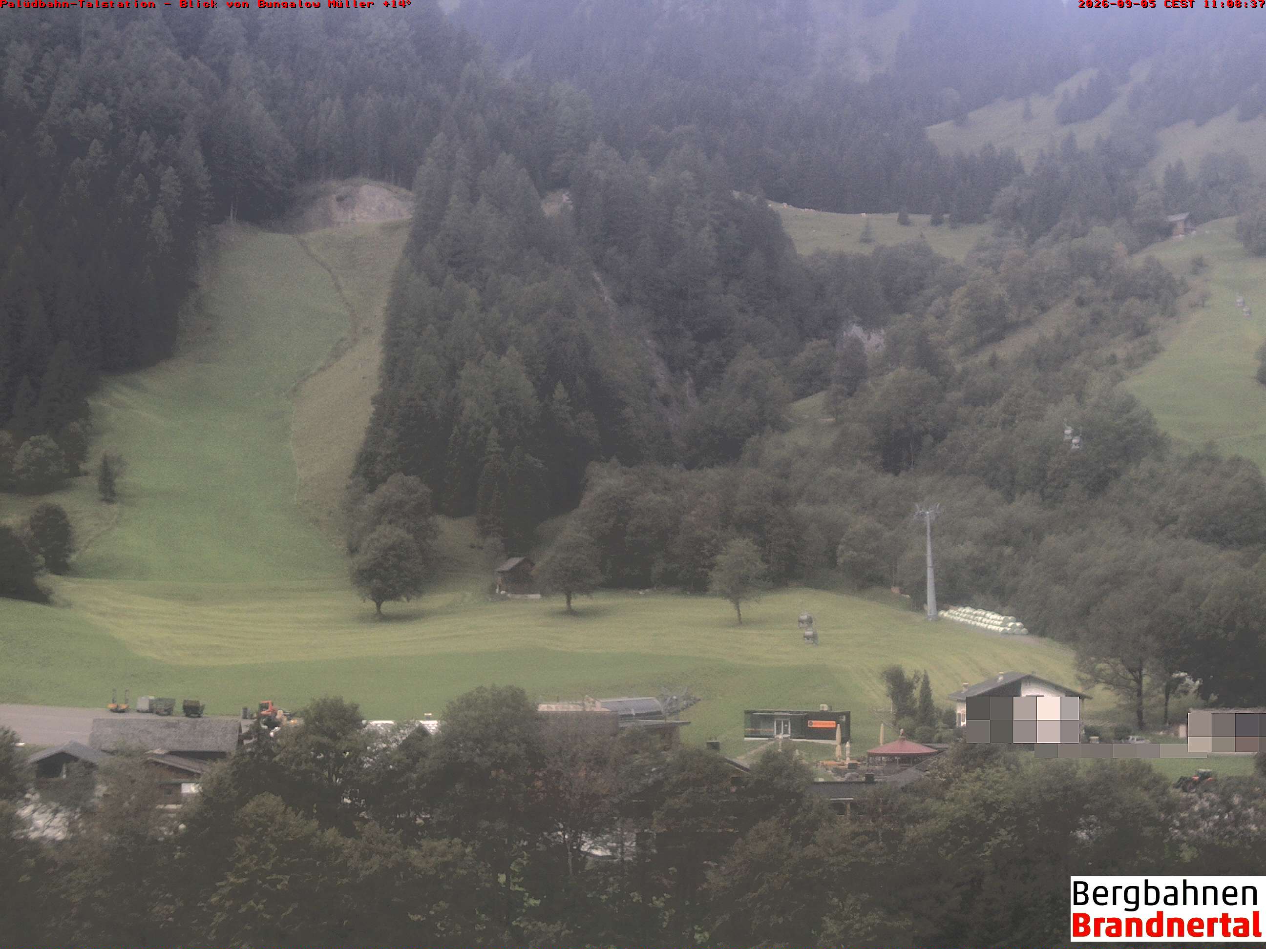 Blick auf Palüdbahn von Bungalow Müller