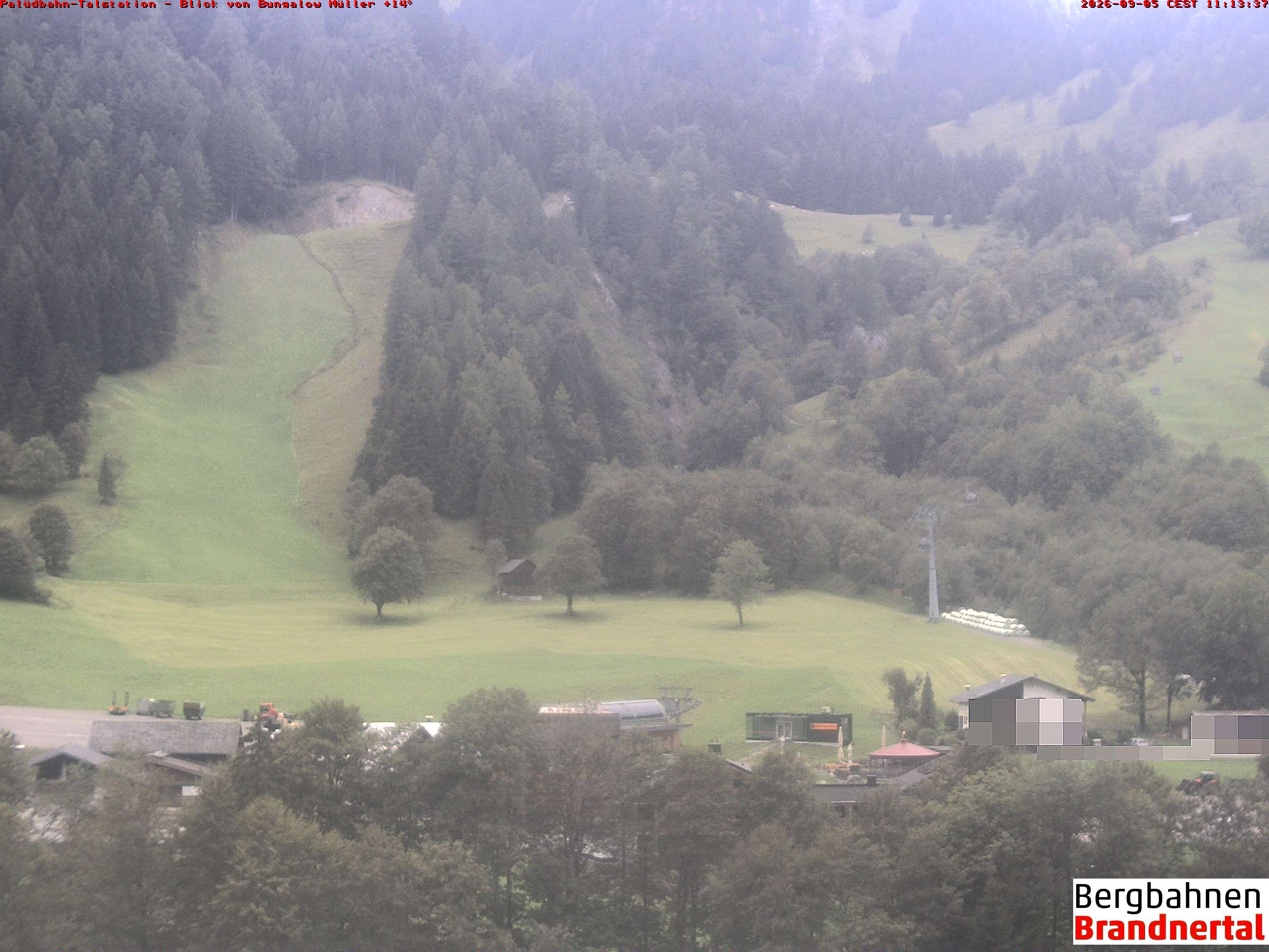 Blick auf Palüdbahn von Bungalow Müller