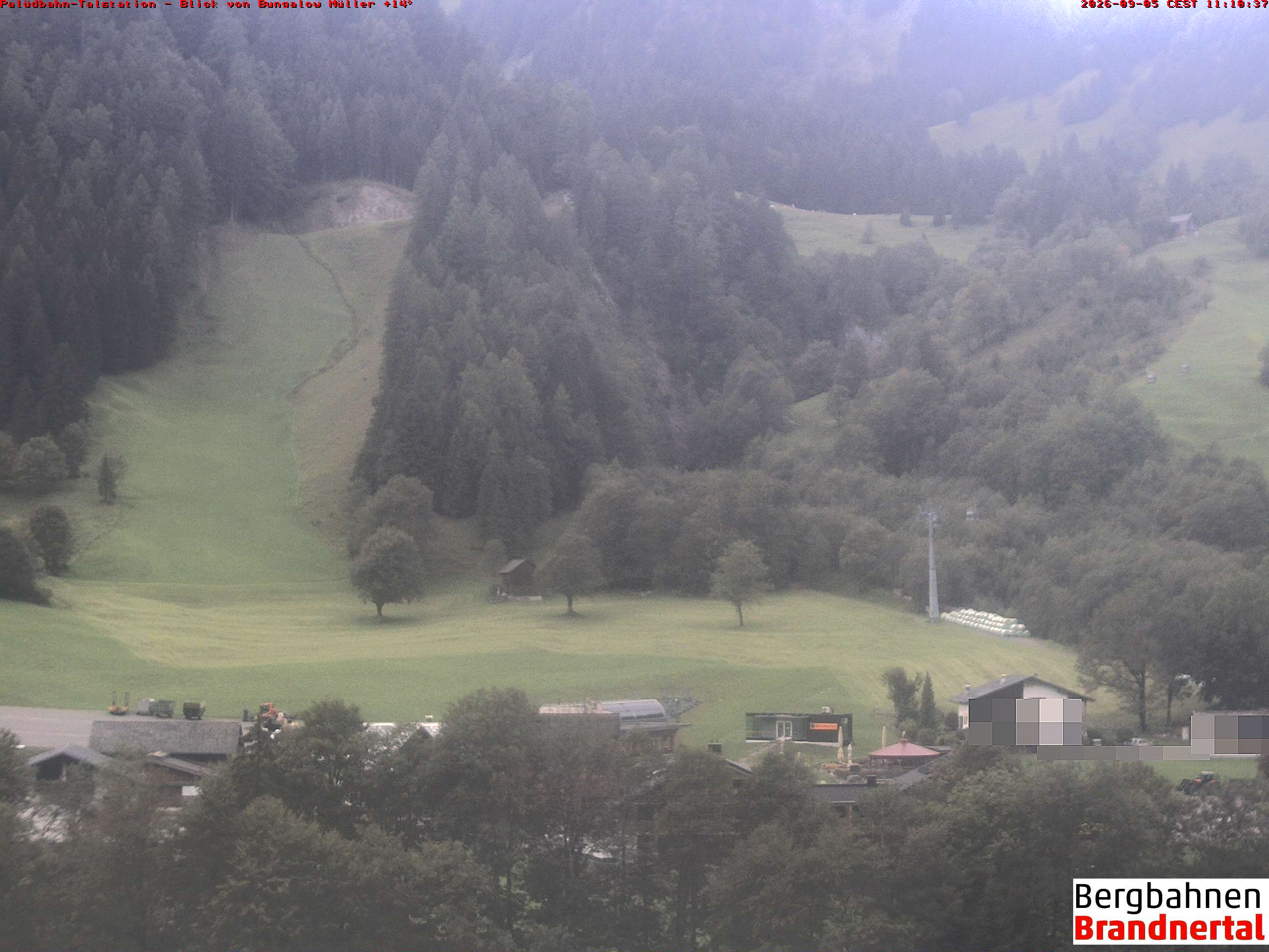 Blick auf Palüdbahn von Bungalow Müller