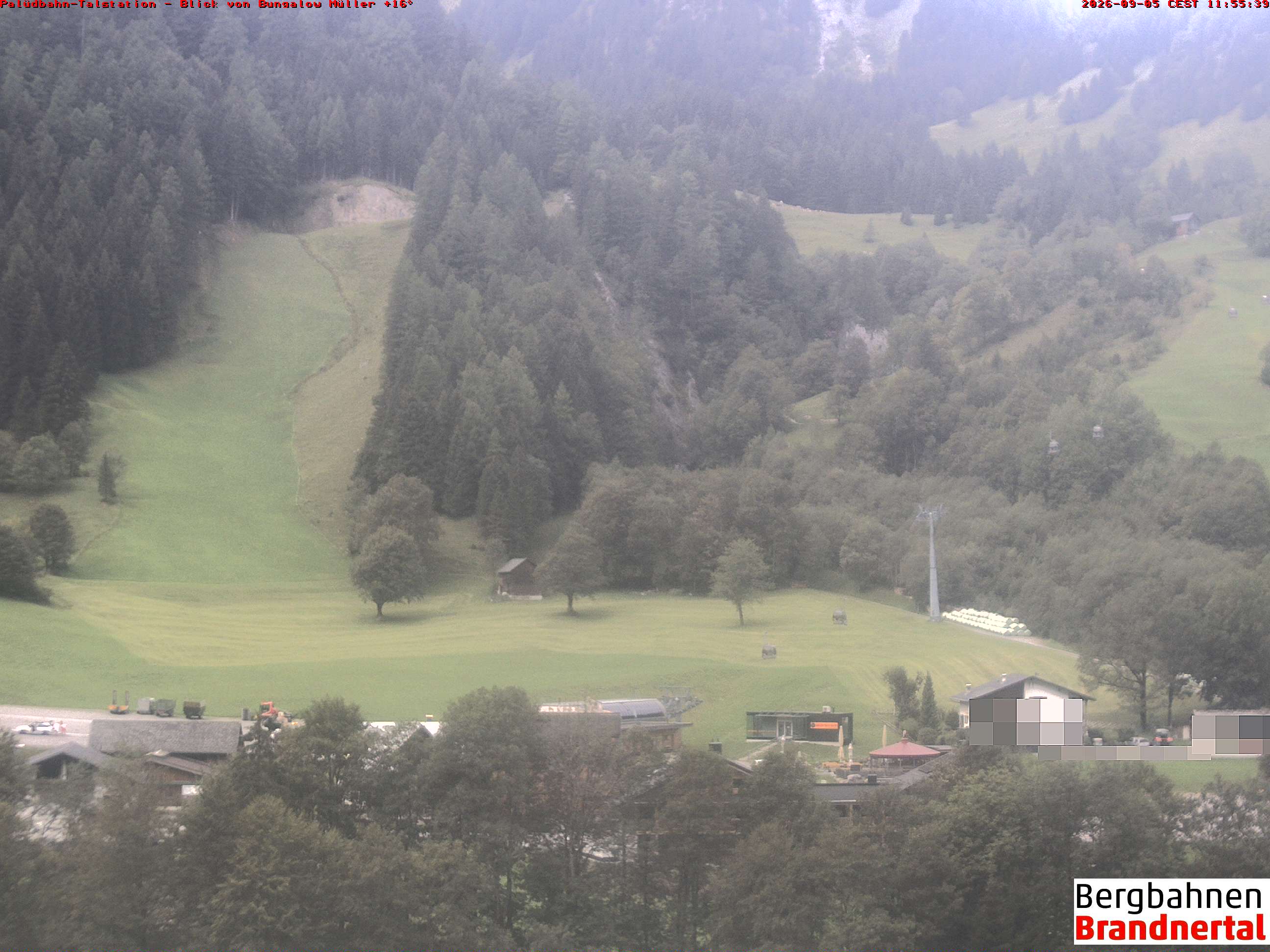 Blick auf Palüdbahn von Bungalow Müller