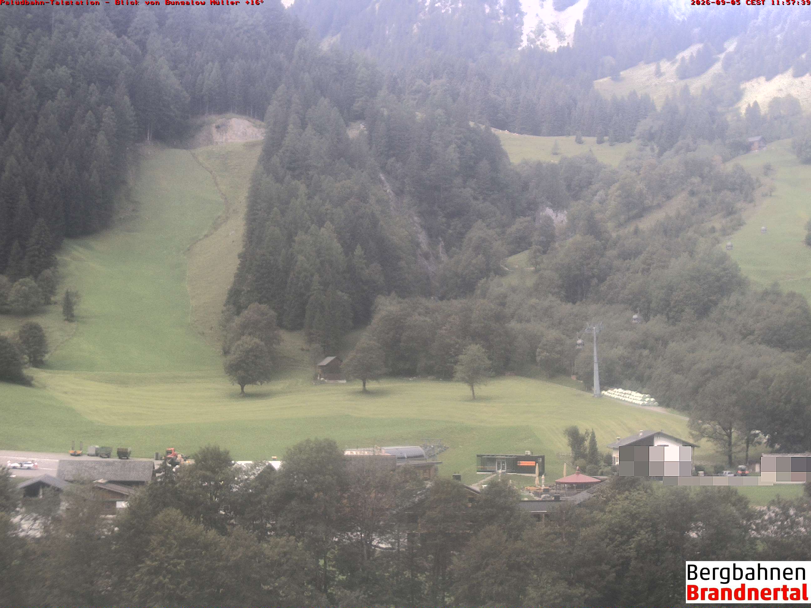 Blick auf Palüdbahn von Bungalow Müller