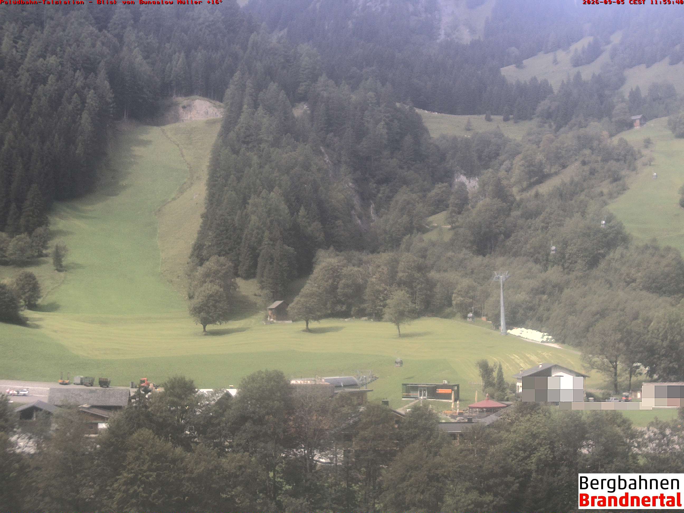 Blick auf Palüdbahn von Bungalow Müller