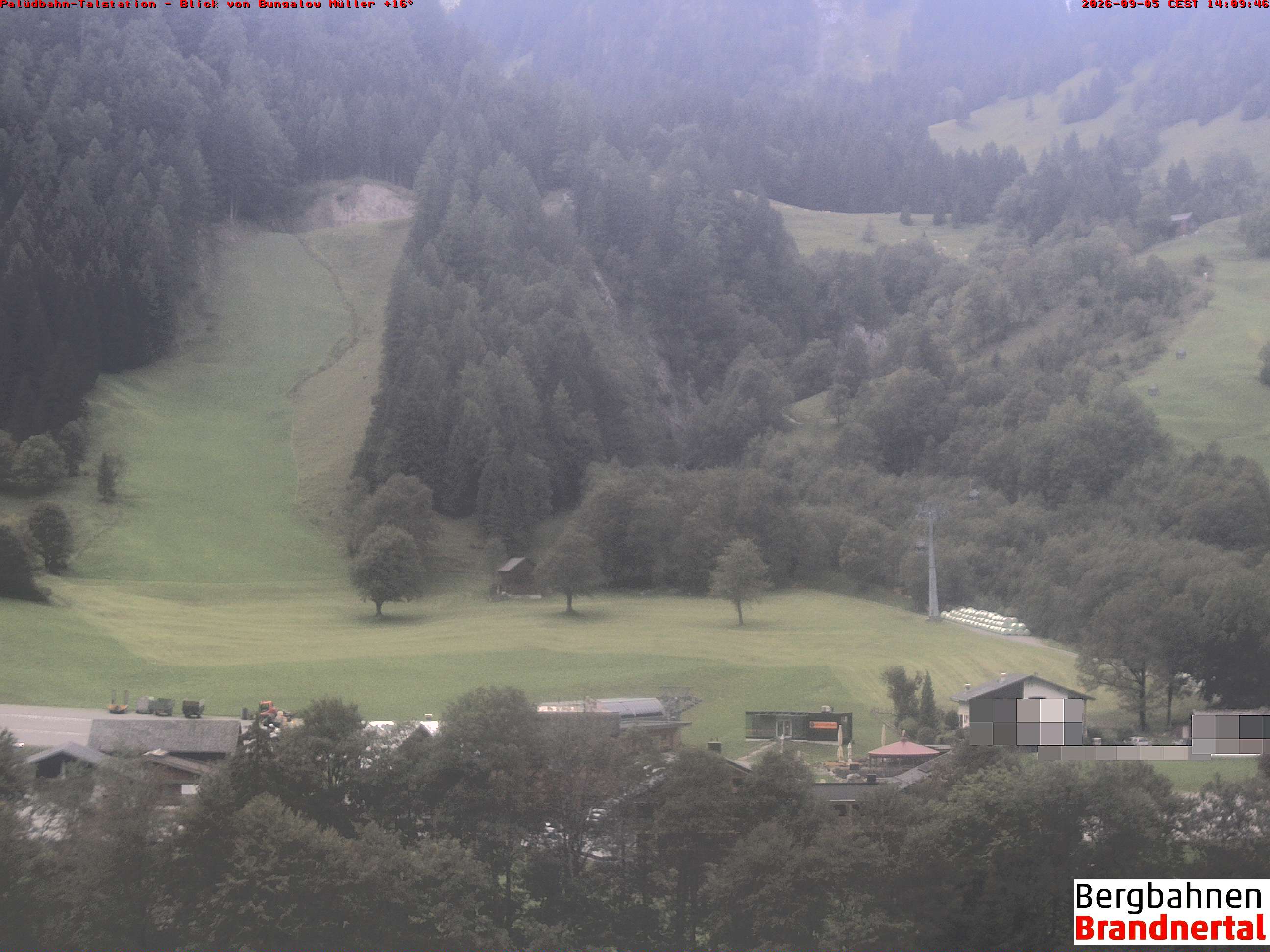 Blick auf Palüdbahn von Bungalow Müller