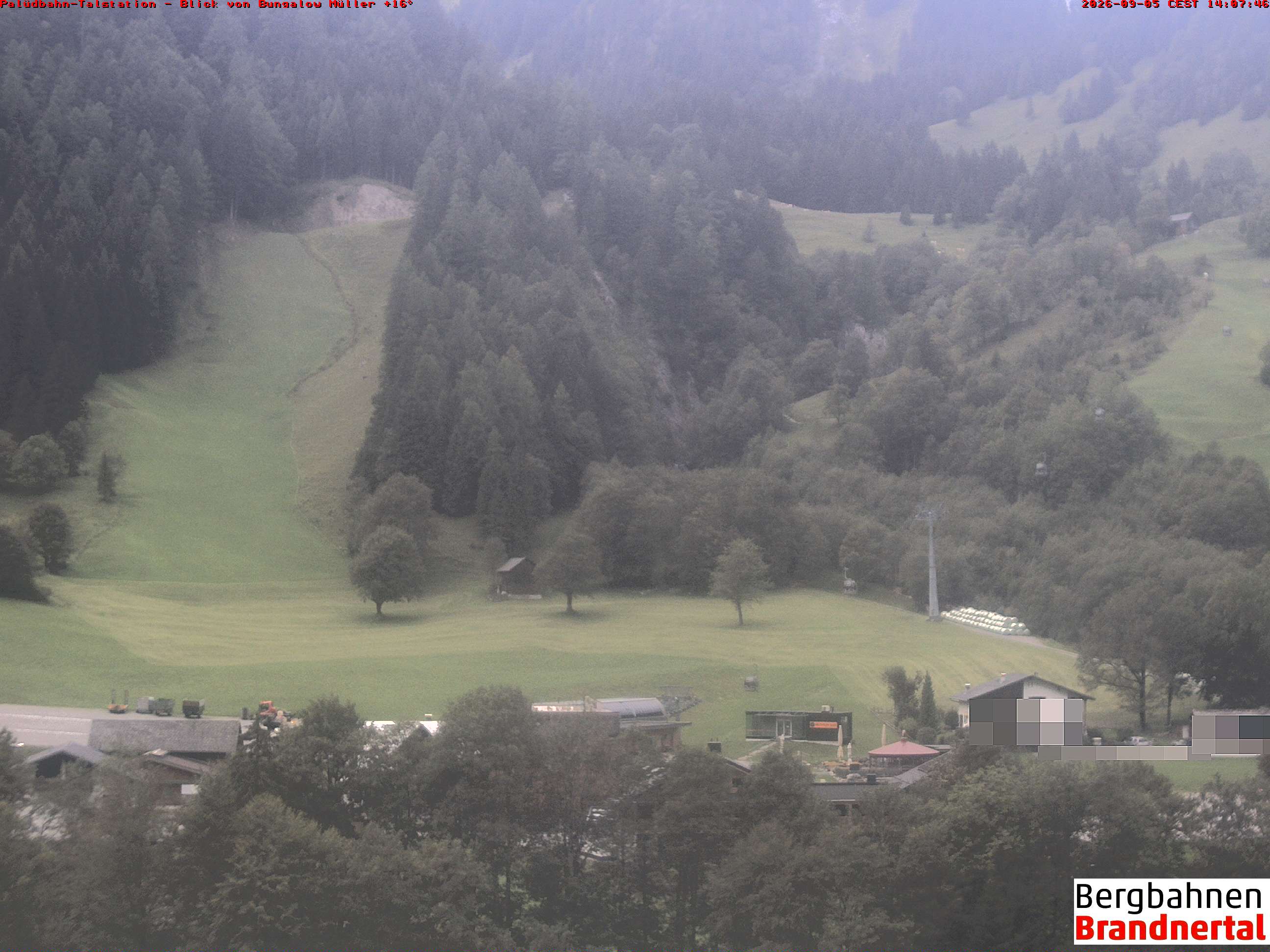 Blick auf Palüdbahn von Bungalow Müller