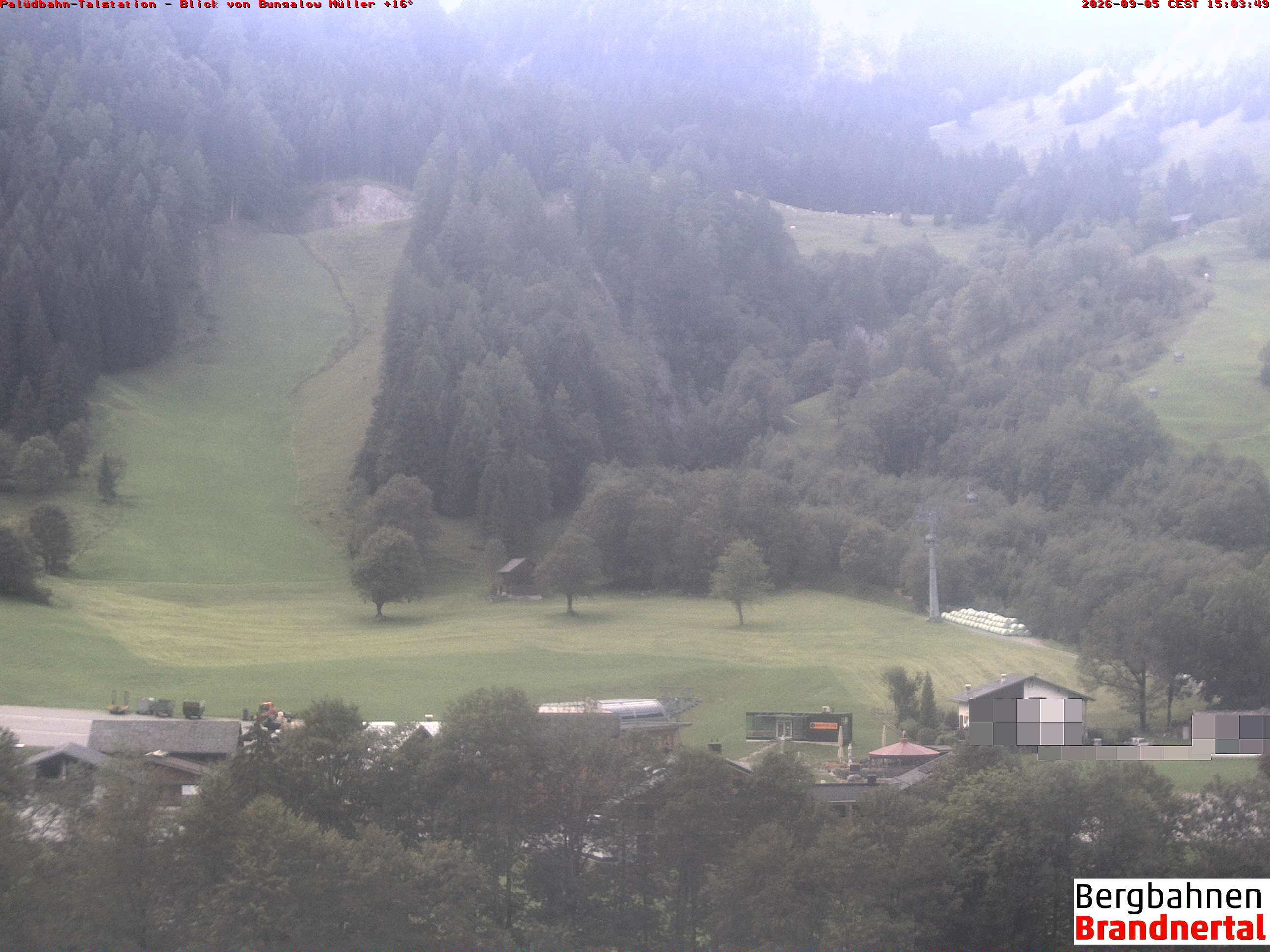 Blick auf Palüdbahn von Bungalow Müller