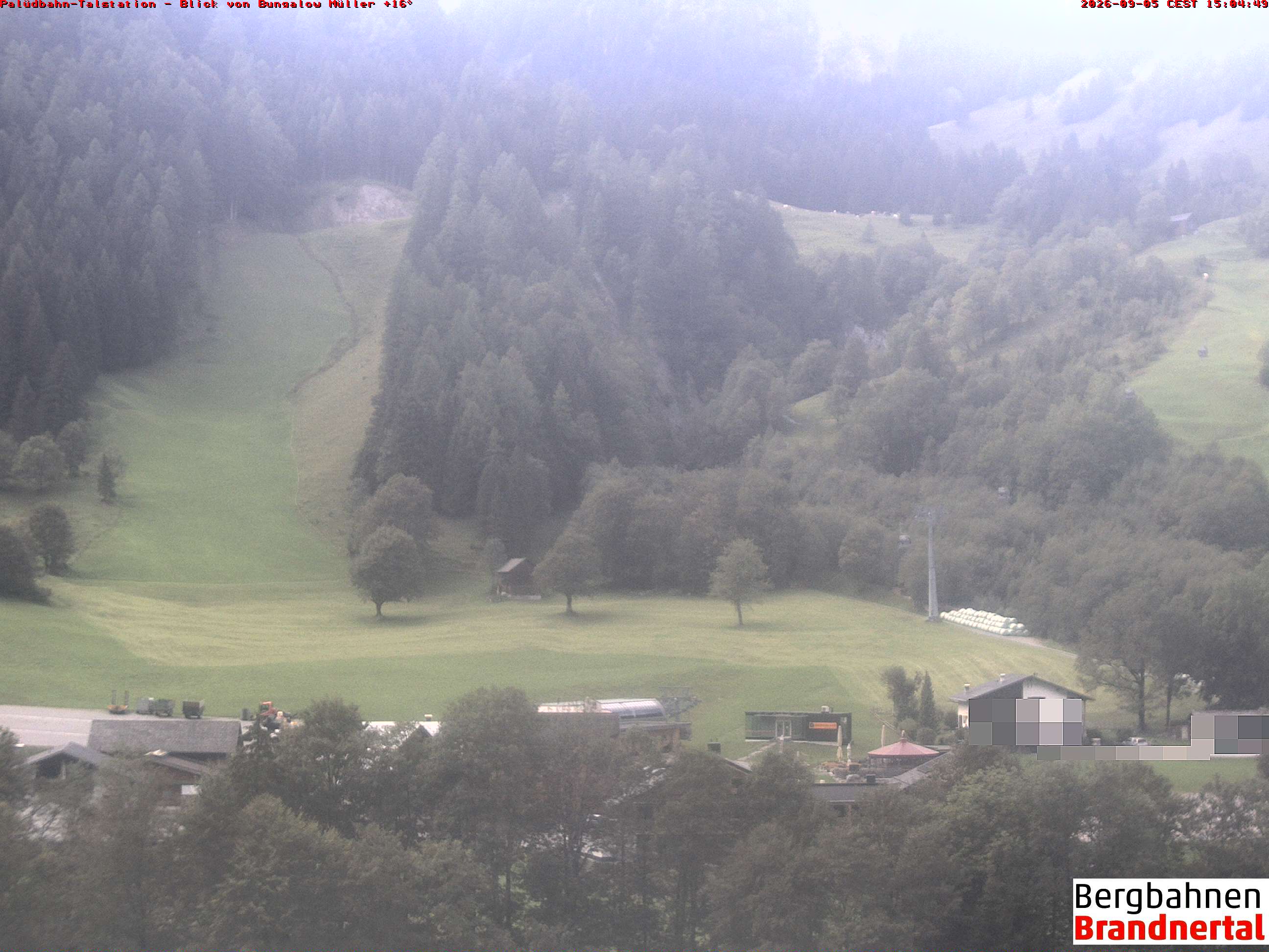 Blick auf Palüdbahn von Bungalow Müller