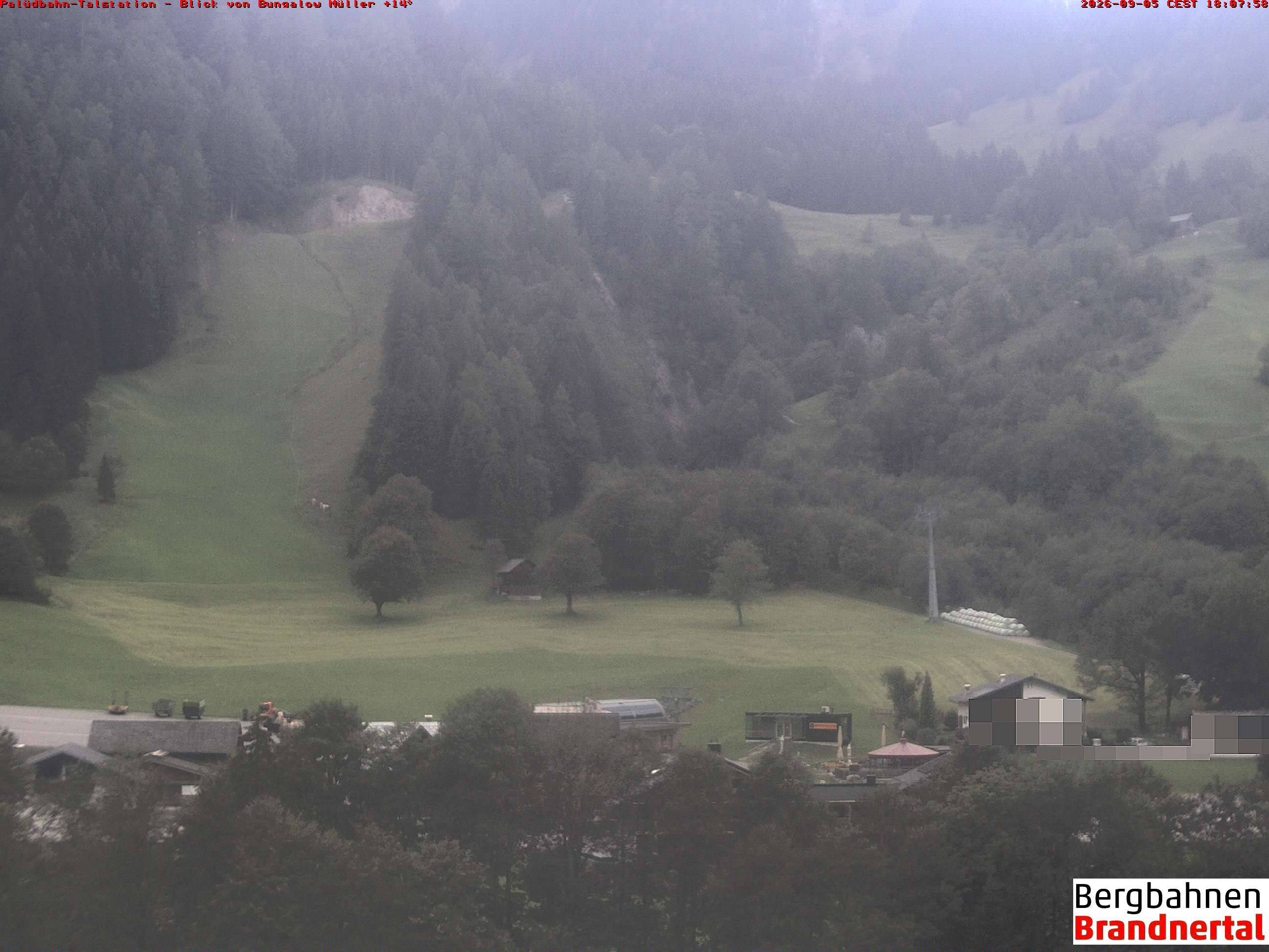 Blick auf Palüdbahn von Bungalow Müller