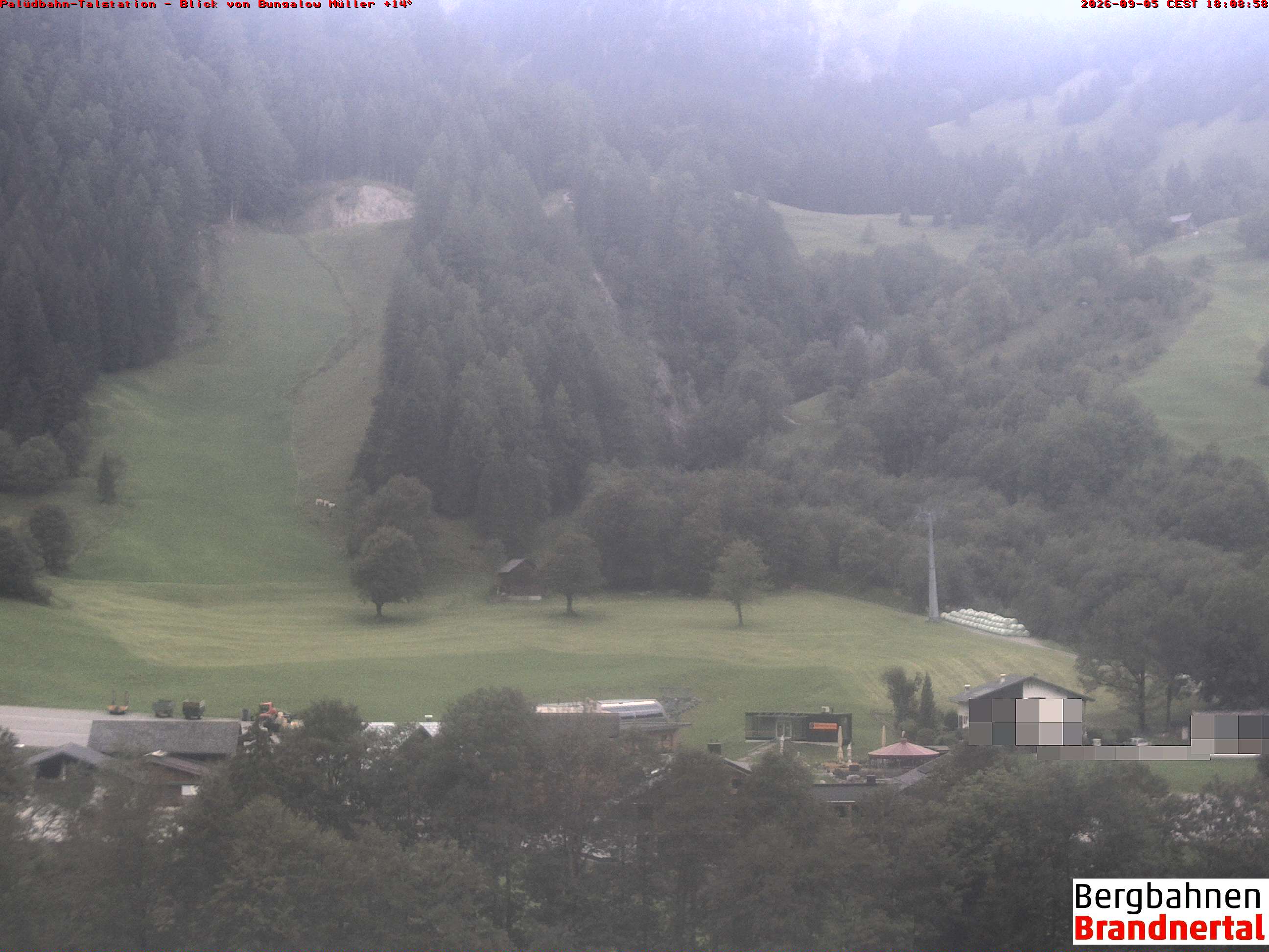 Blick auf Palüdbahn von Bungalow Müller