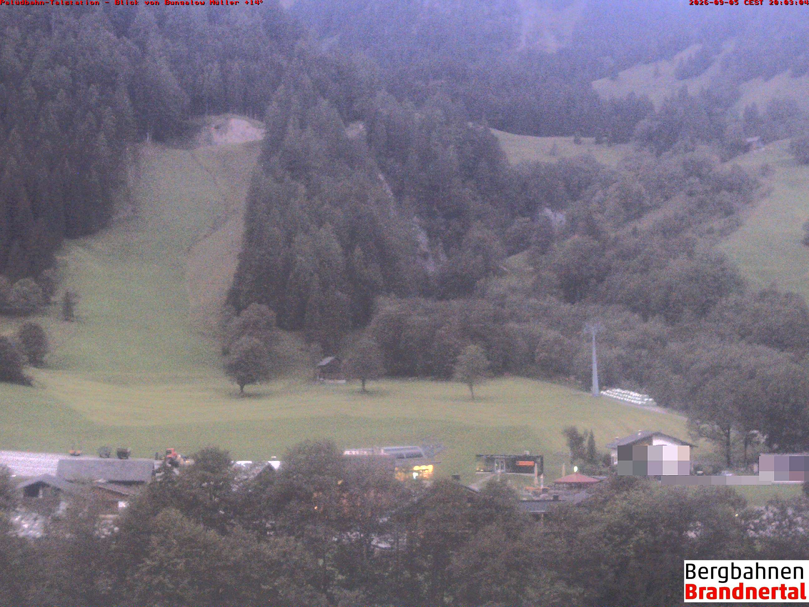 Blick auf Palüdbahn von Bungalow Müller