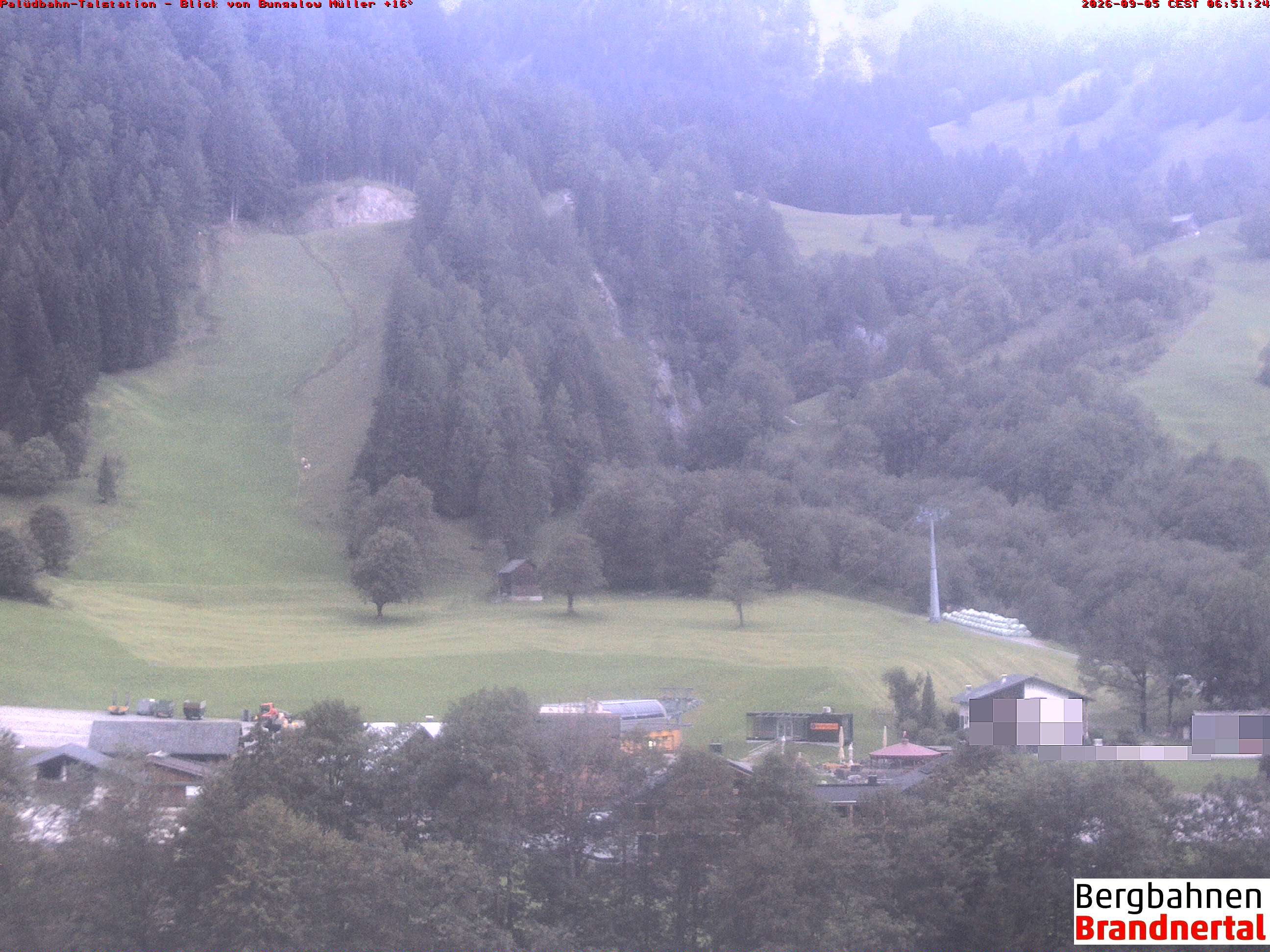 Blick auf Palüdbahn von Bungalow Müller