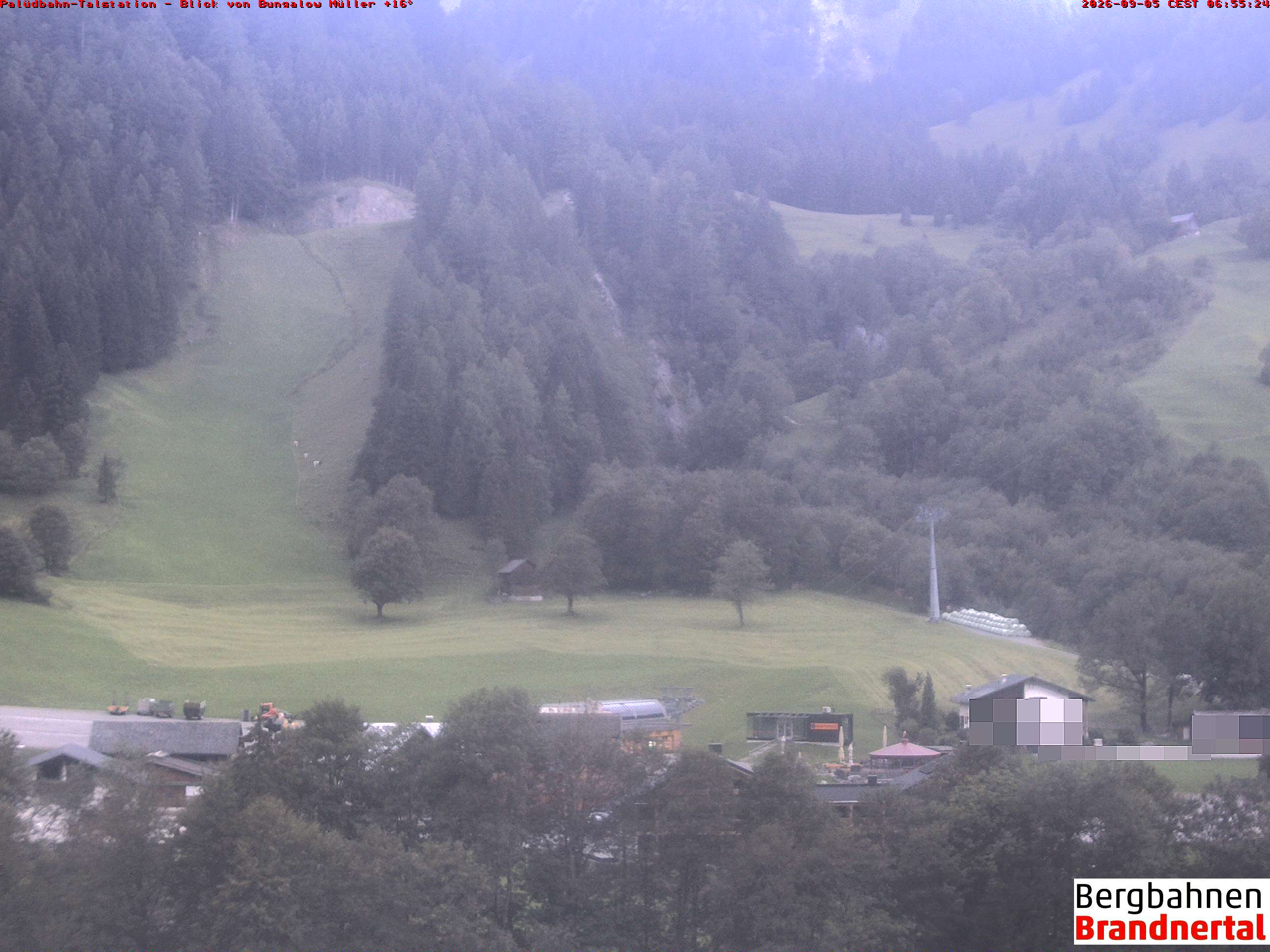 Blick auf Palüdbahn von Bungalow Müller