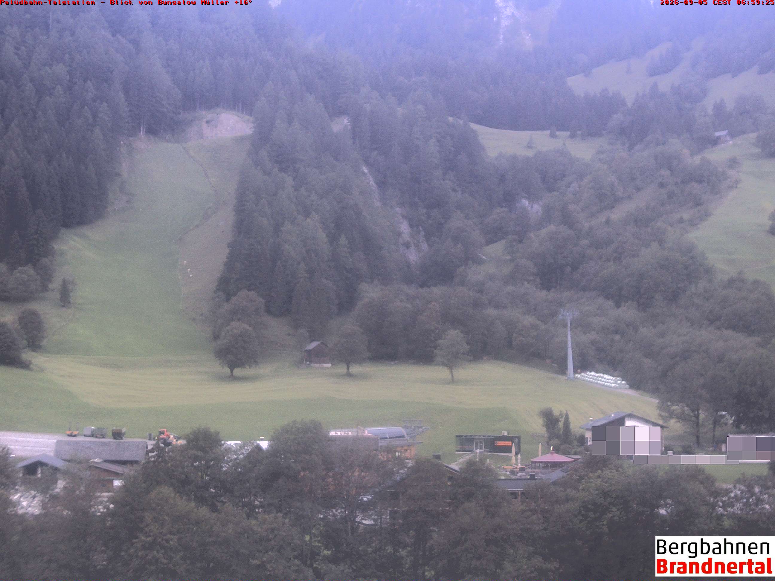 Blick auf Palüdbahn von Bungalow Müller