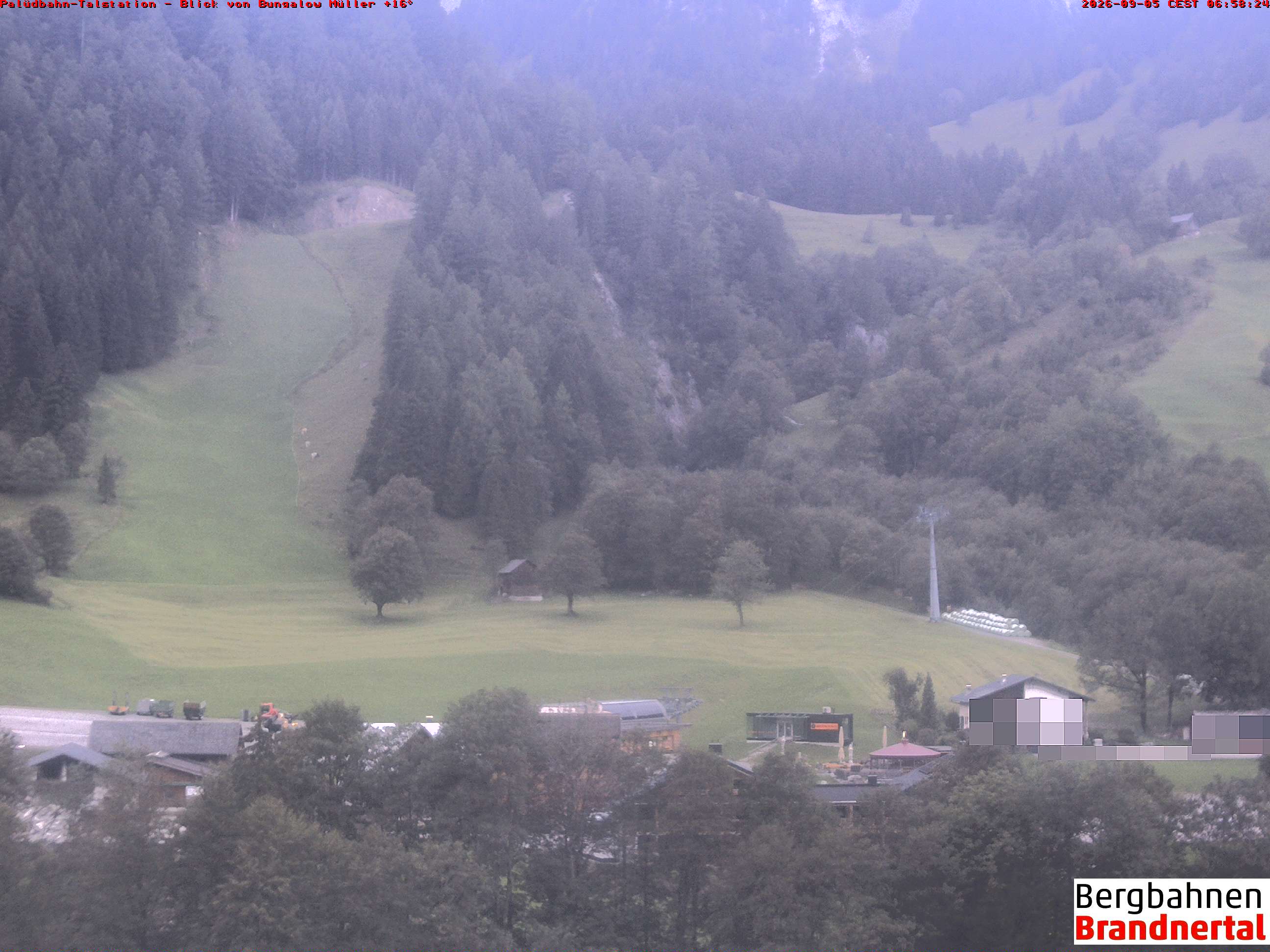 Blick auf Palüdbahn von Bungalow Müller