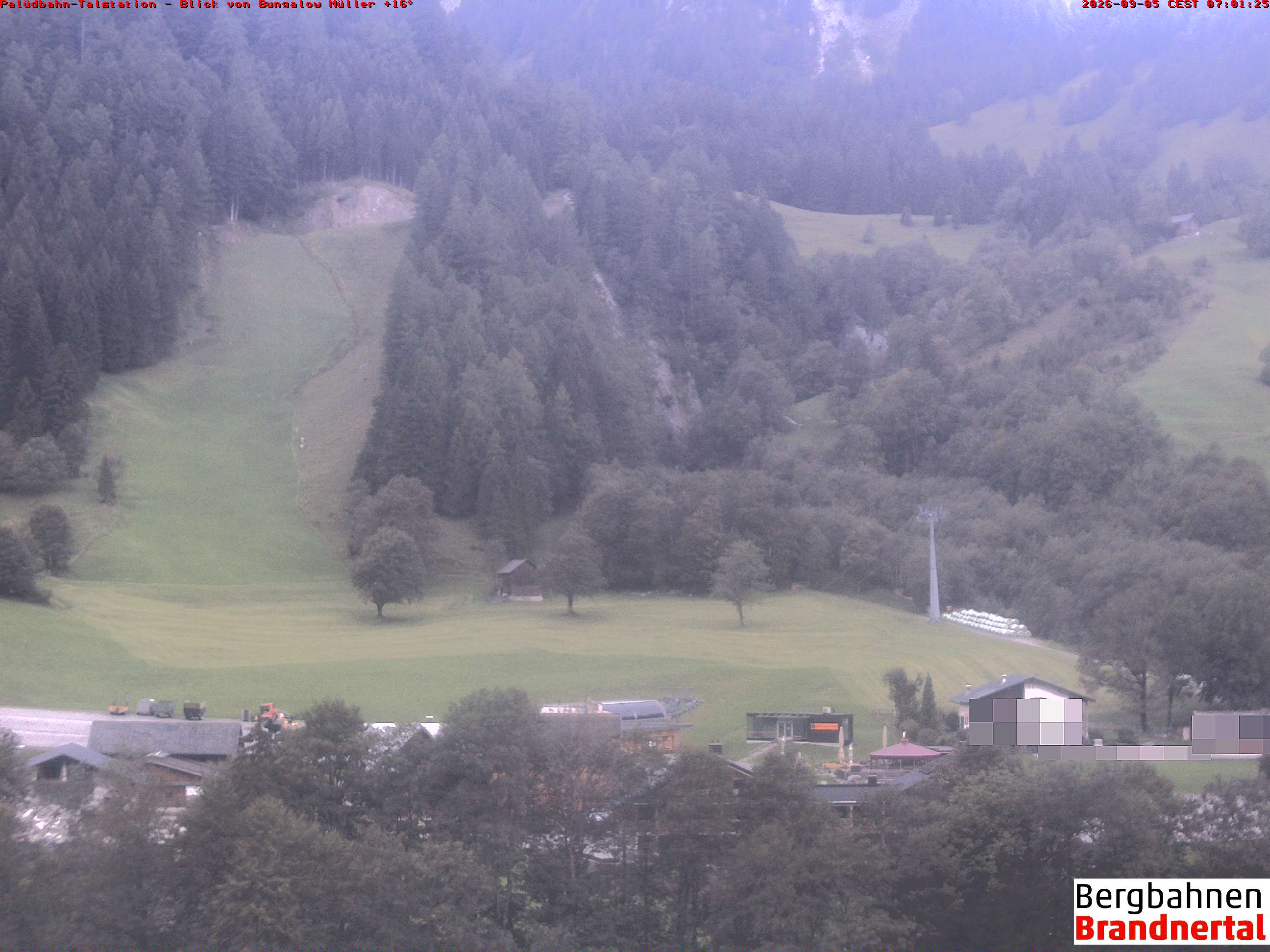 Blick auf Palüdbahn von Bungalow Müller