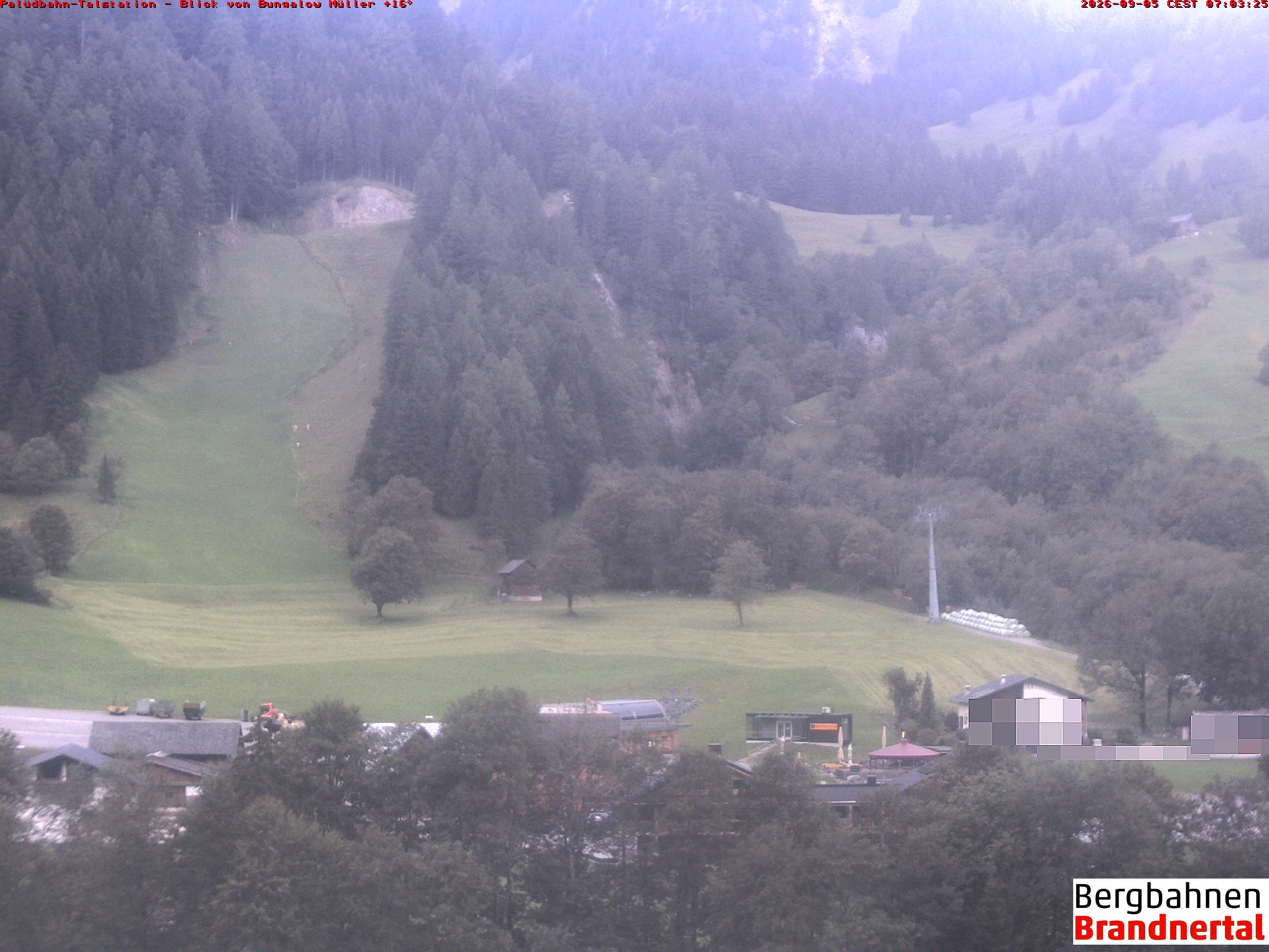 Blick auf Palüdbahn von Bungalow Müller