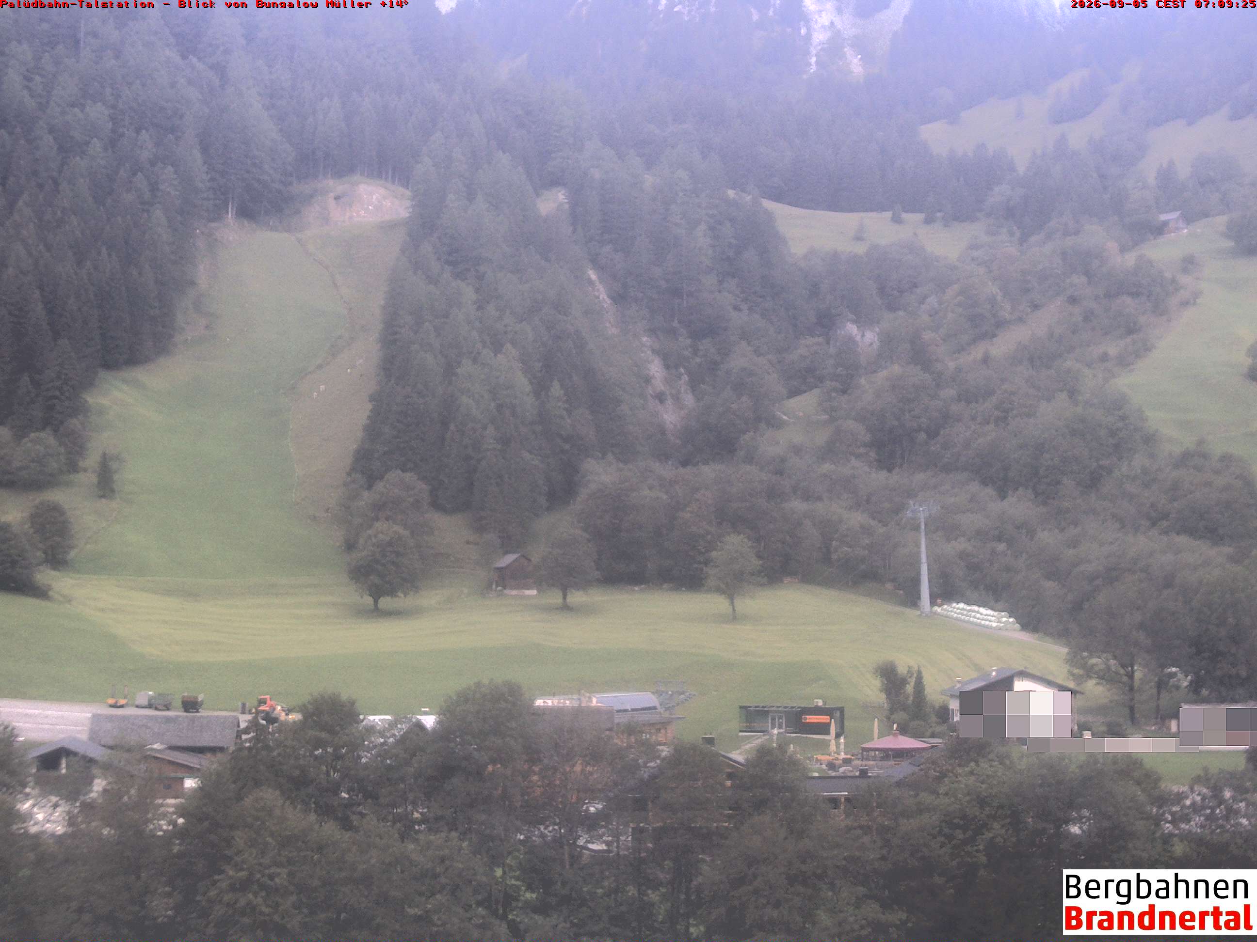 Blick auf Palüdbahn von Bungalow Müller