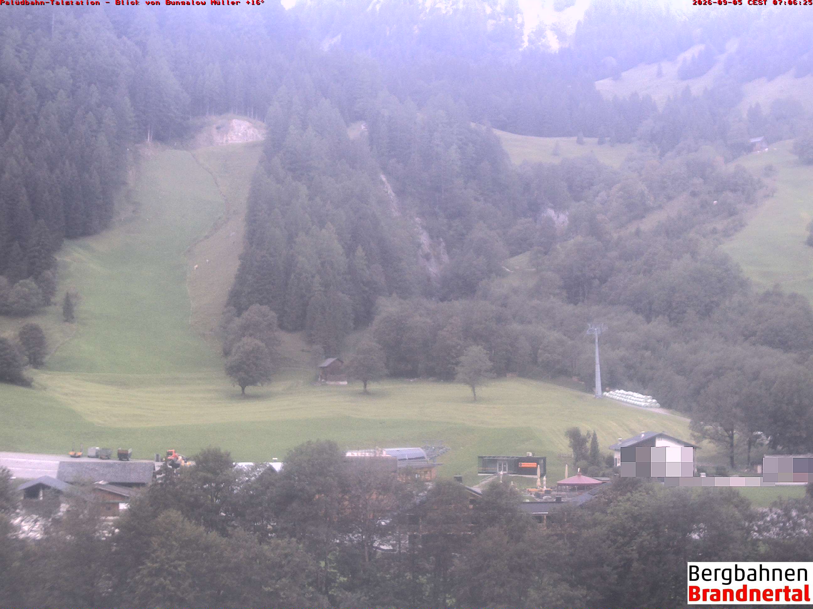 Blick auf Palüdbahn von Bungalow Müller