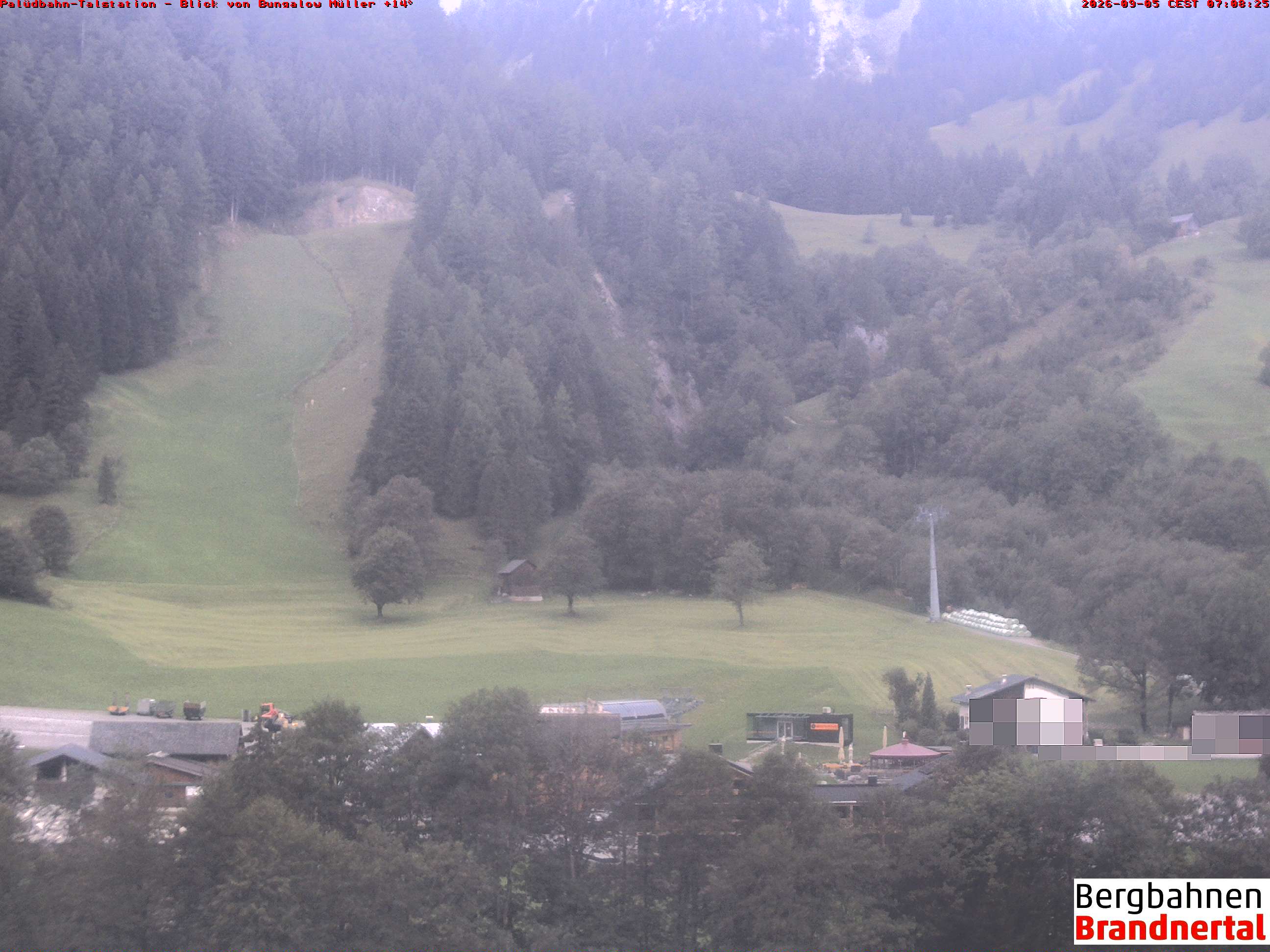 Blick auf Palüdbahn von Bungalow Müller