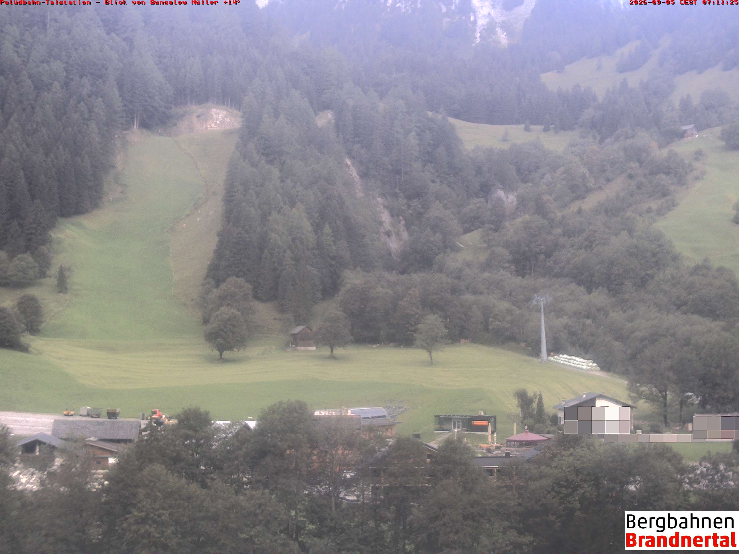 Blick auf Palüdbahn von Bungalow Müller