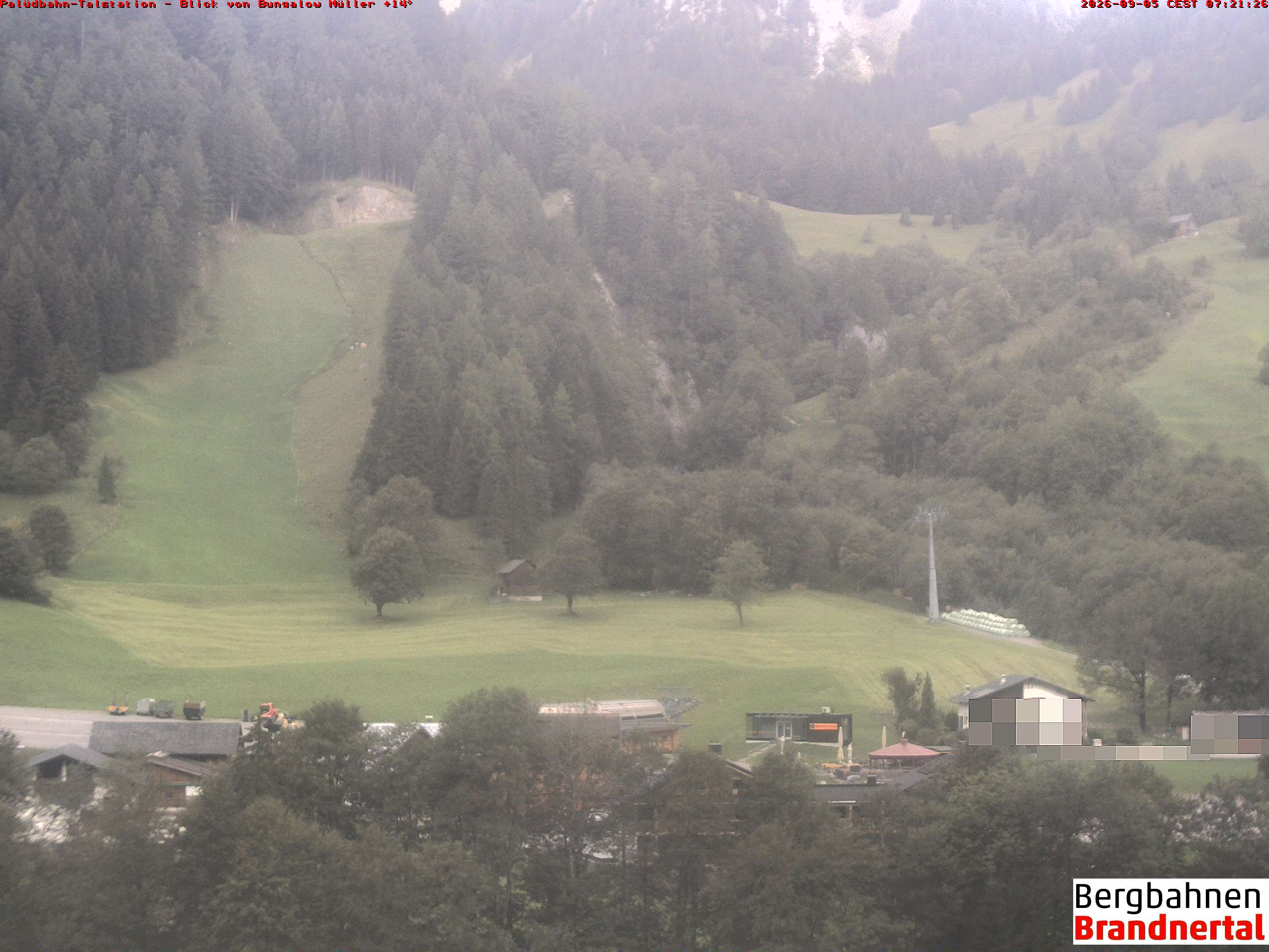 Blick auf Palüdbahn von Bungalow Müller