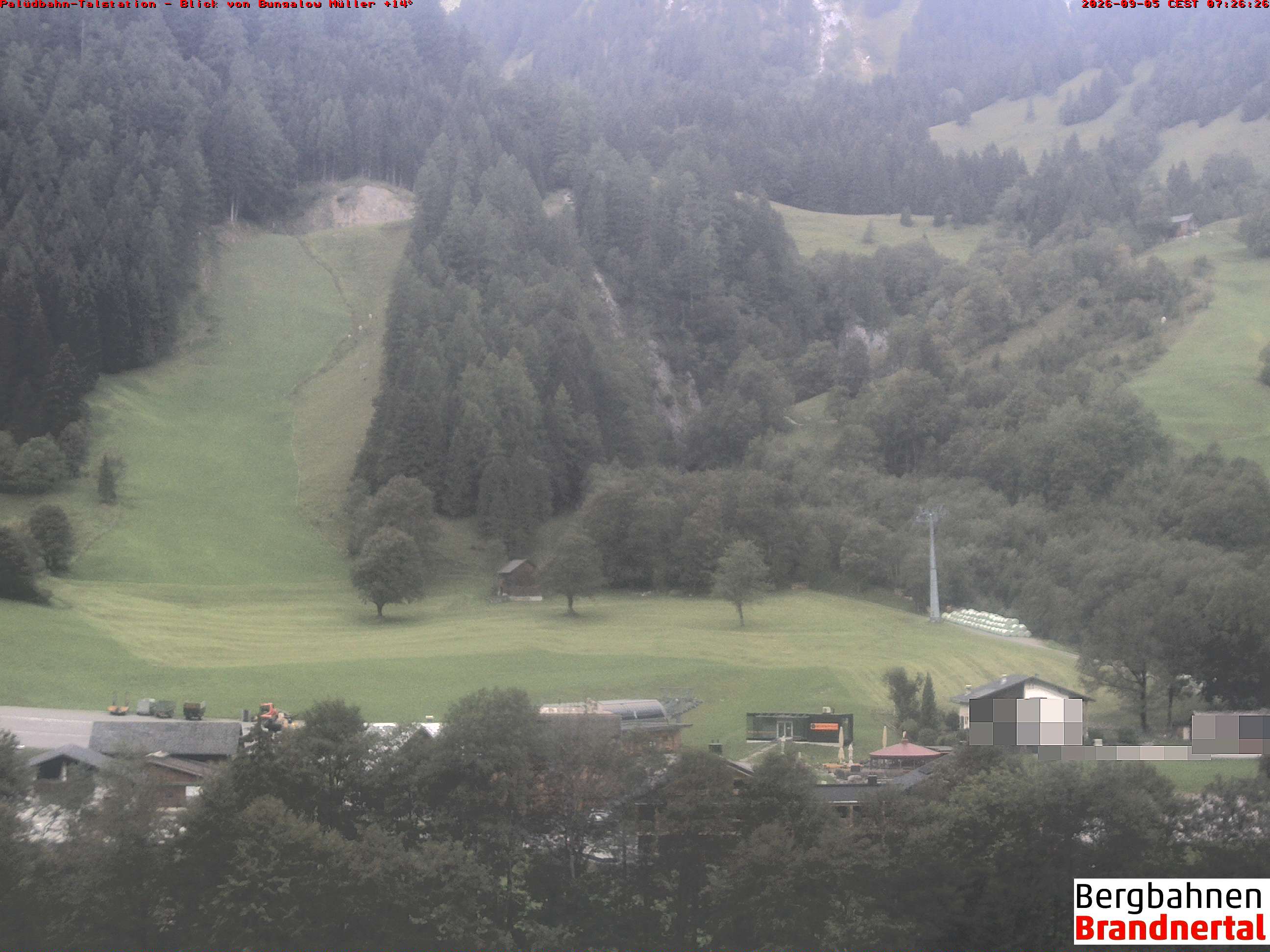 Blick auf Palüdbahn von Bungalow Müller