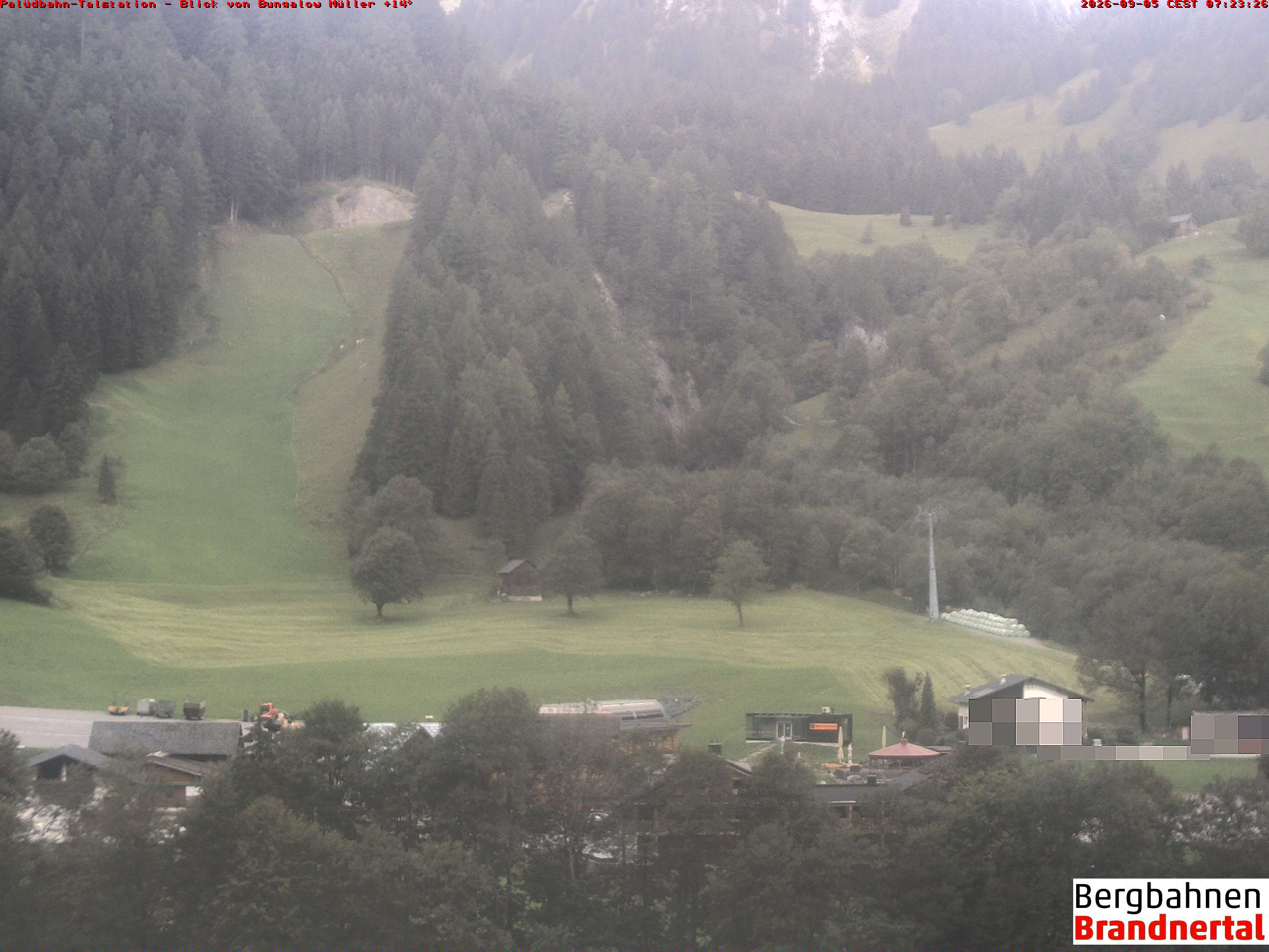 Blick auf Palüdbahn von Bungalow Müller