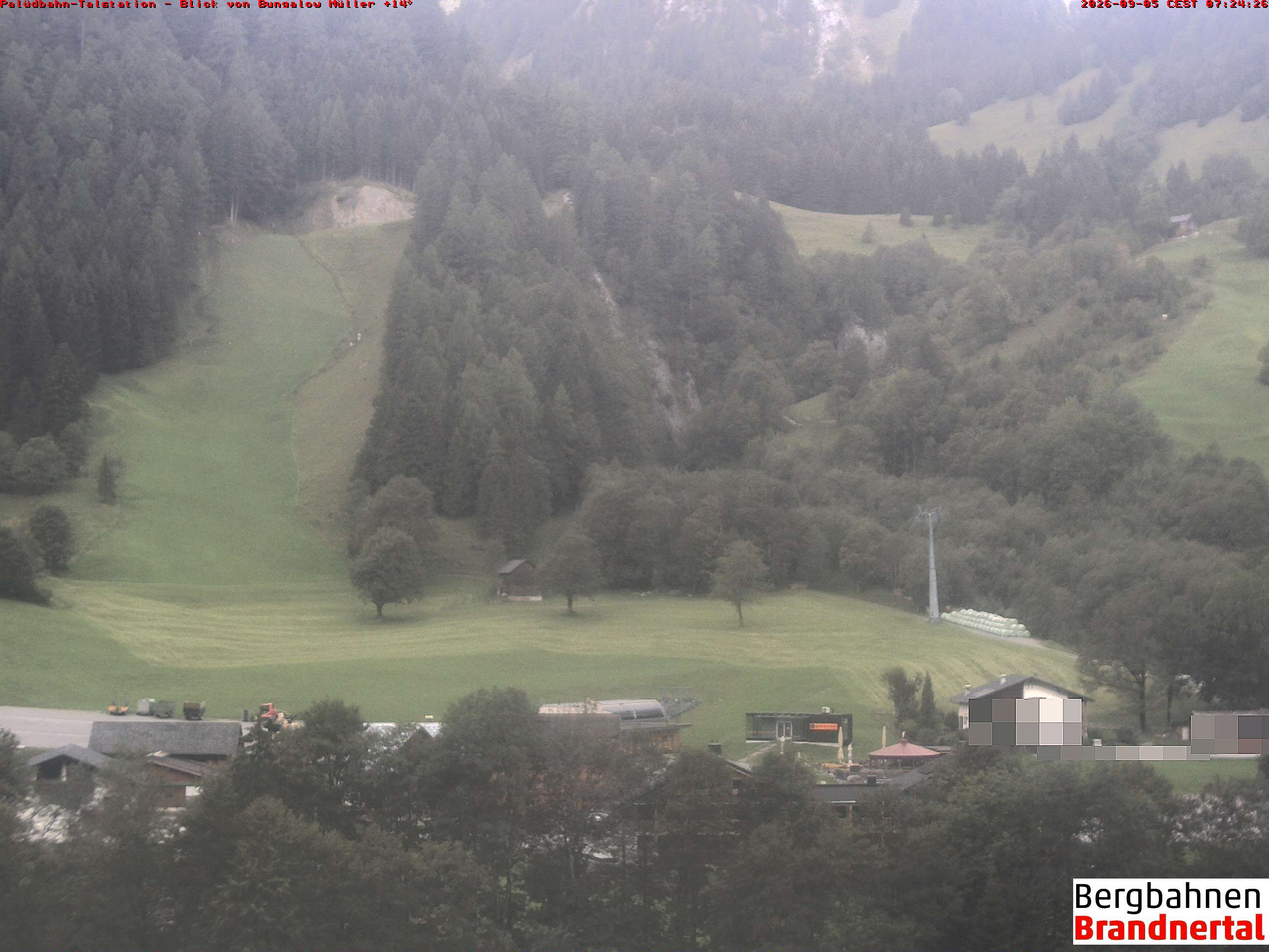 Blick auf Palüdbahn von Bungalow Müller