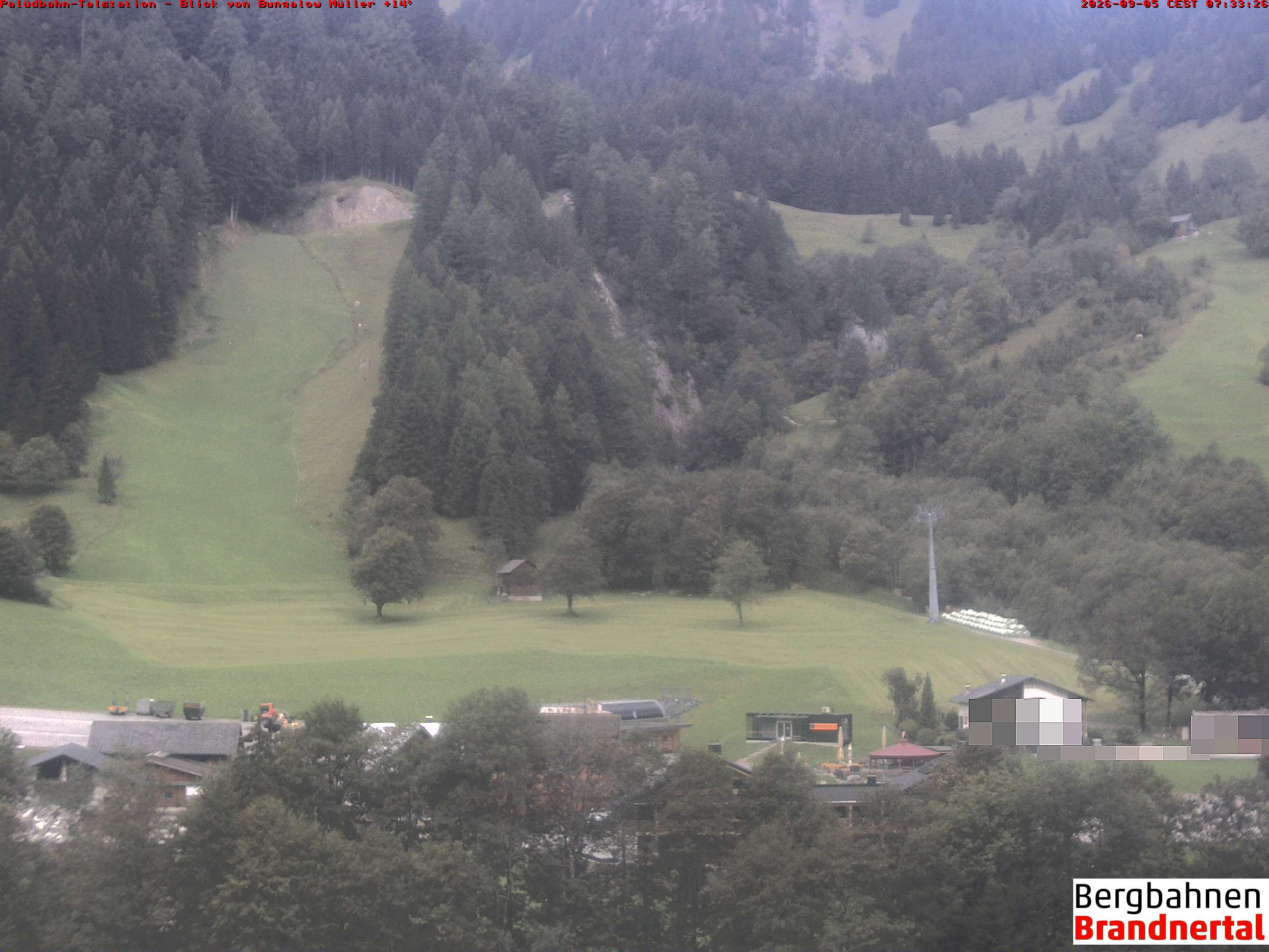 Blick auf Palüdbahn von Bungalow Müller