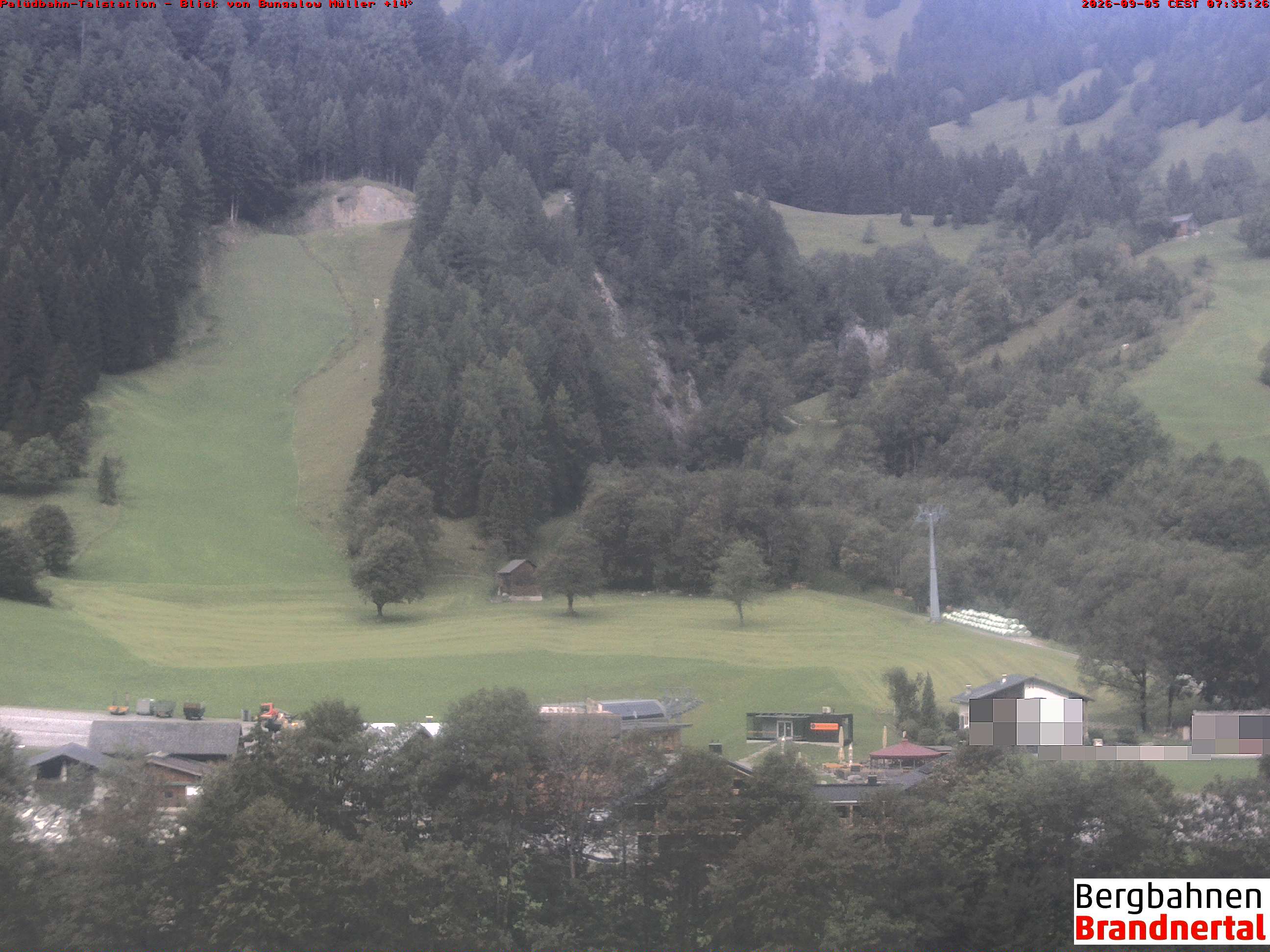 Blick auf Palüdbahn von Bungalow Müller